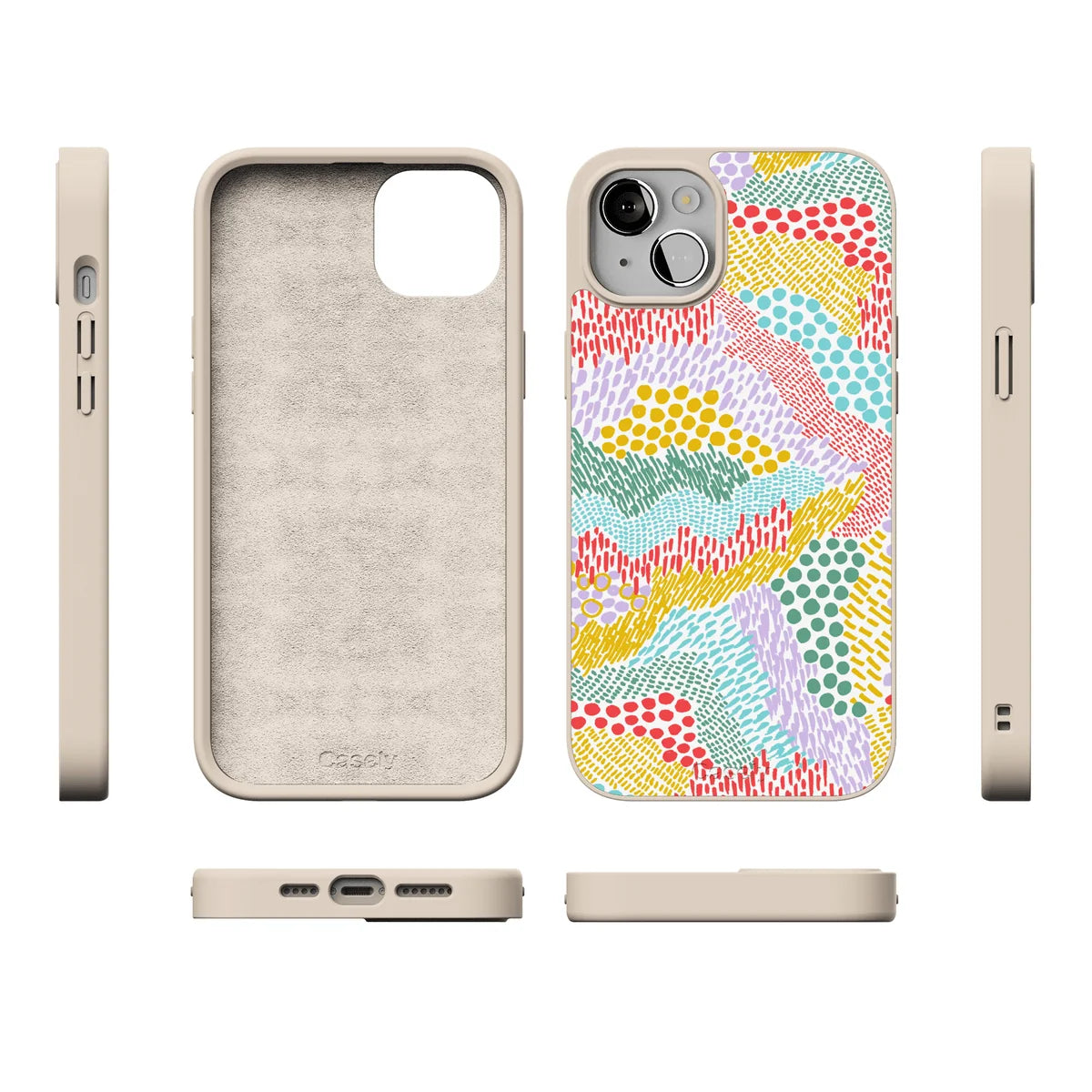 Color Me Happy | Pattern Colorblock Case