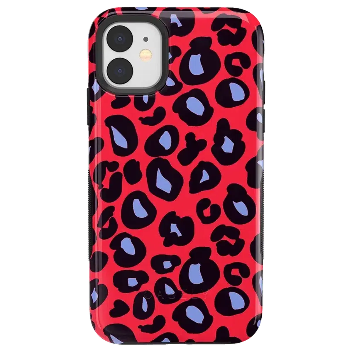 Into the Wild | Red & Blue Leopard Print Case