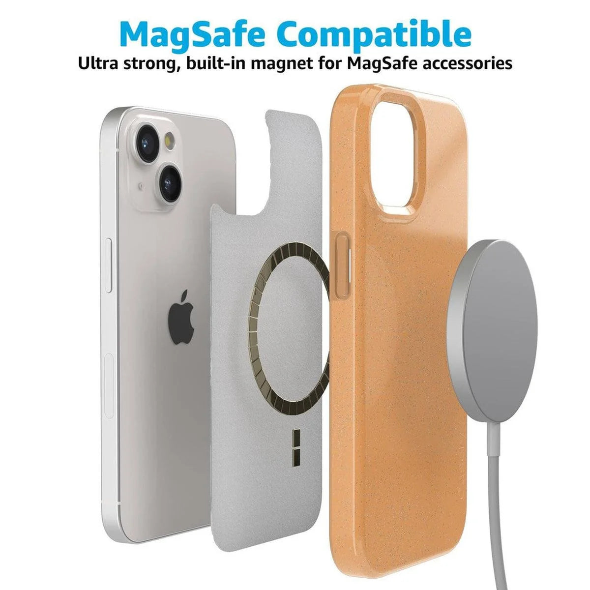 Morning Glow | Orange Pastel Shimmer Case