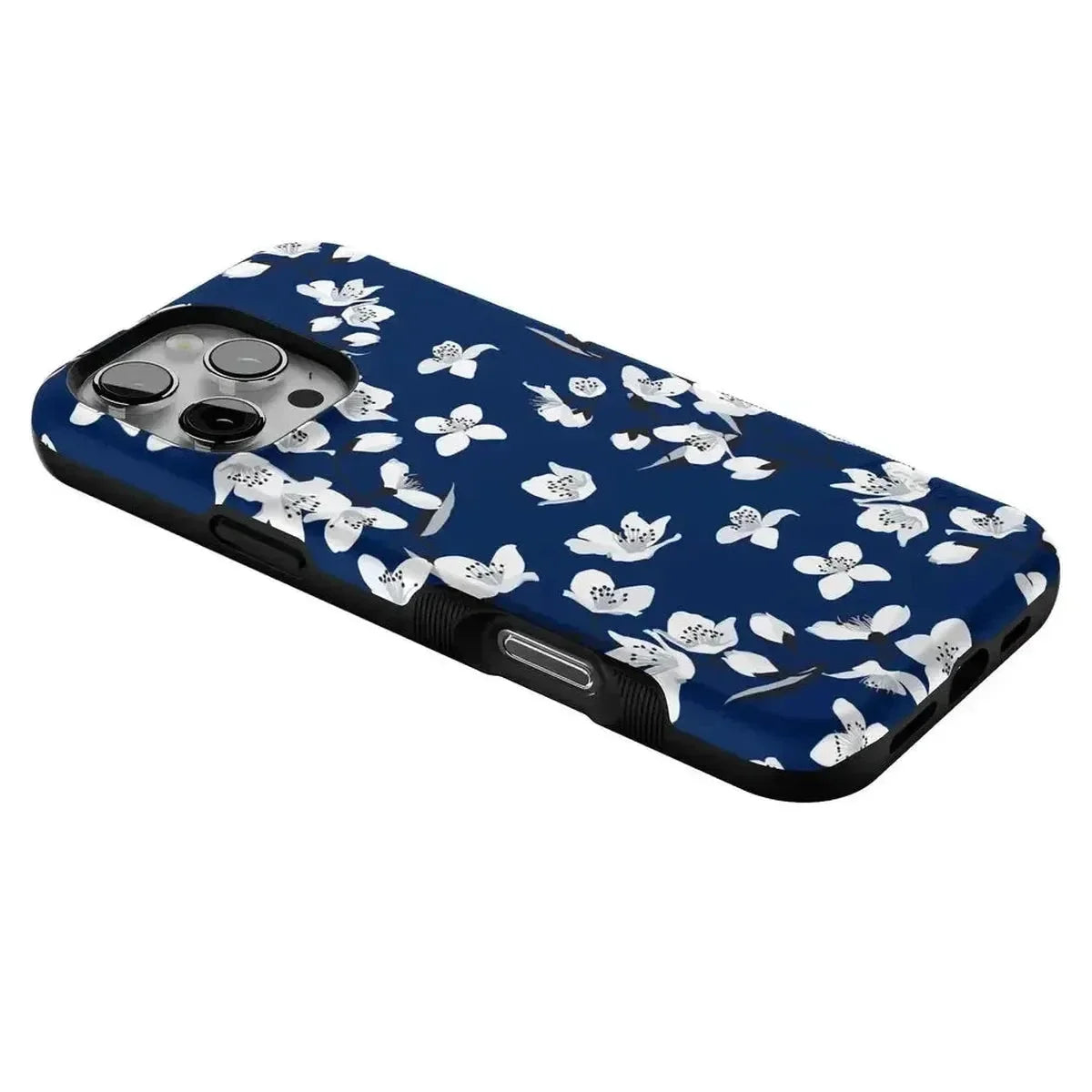 Floral Forest | Navy Cherry Blossom Floral Case