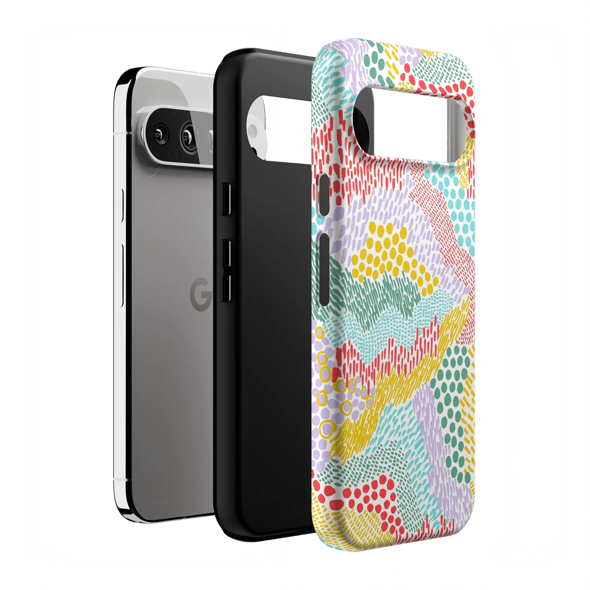 Color Me Happy | Pattern Colorblock Case