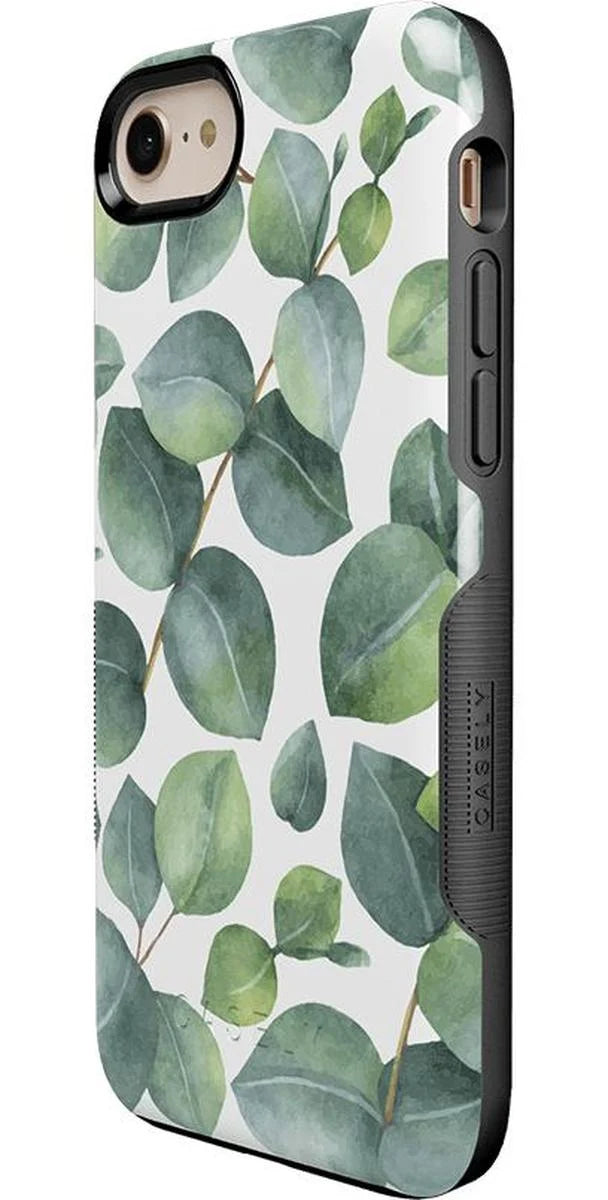Leaf Me Alone | Green Floral Print Case