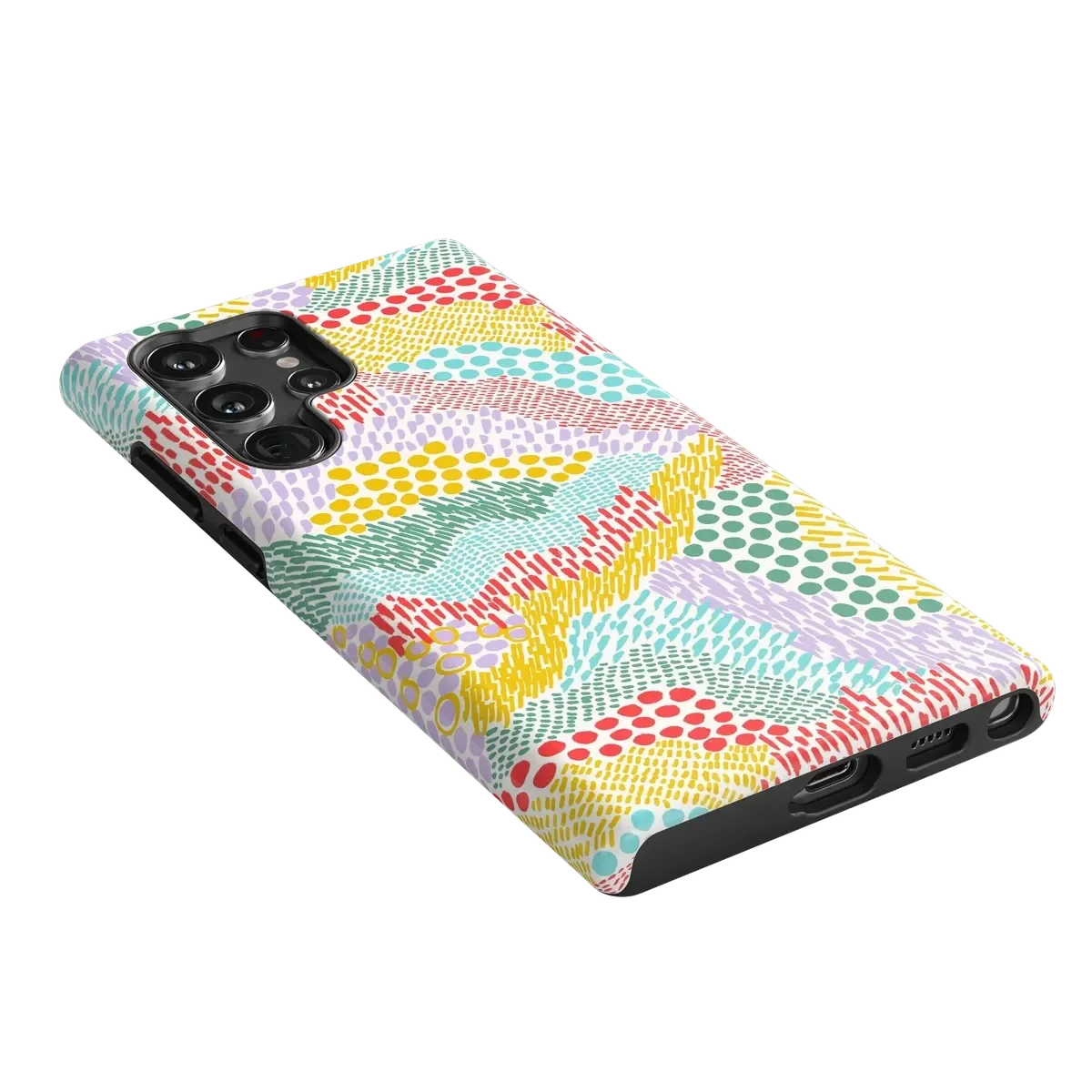 Color Me Happy | Pattern Colorblock Case