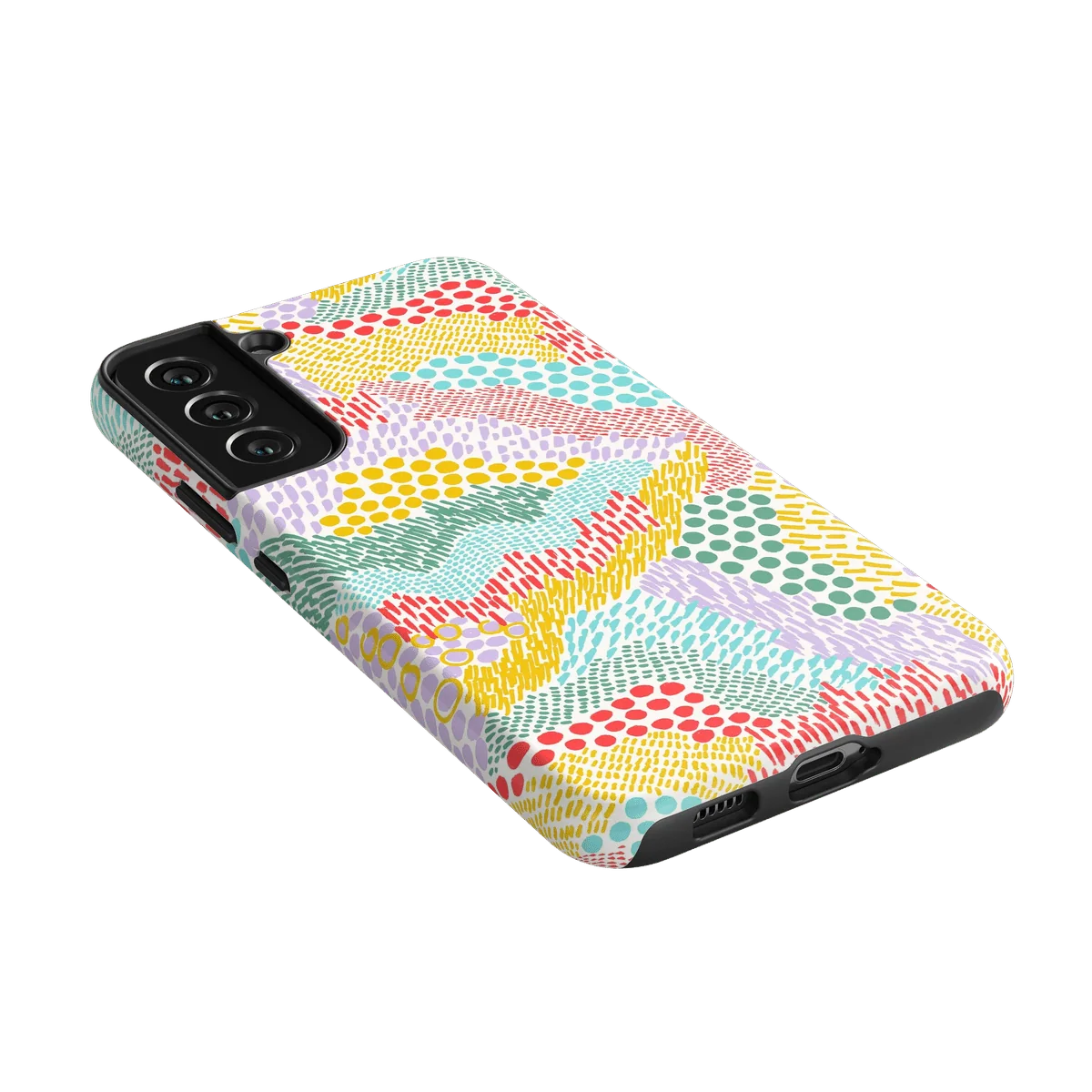 Color Me Happy | Pattern Colorblock Case