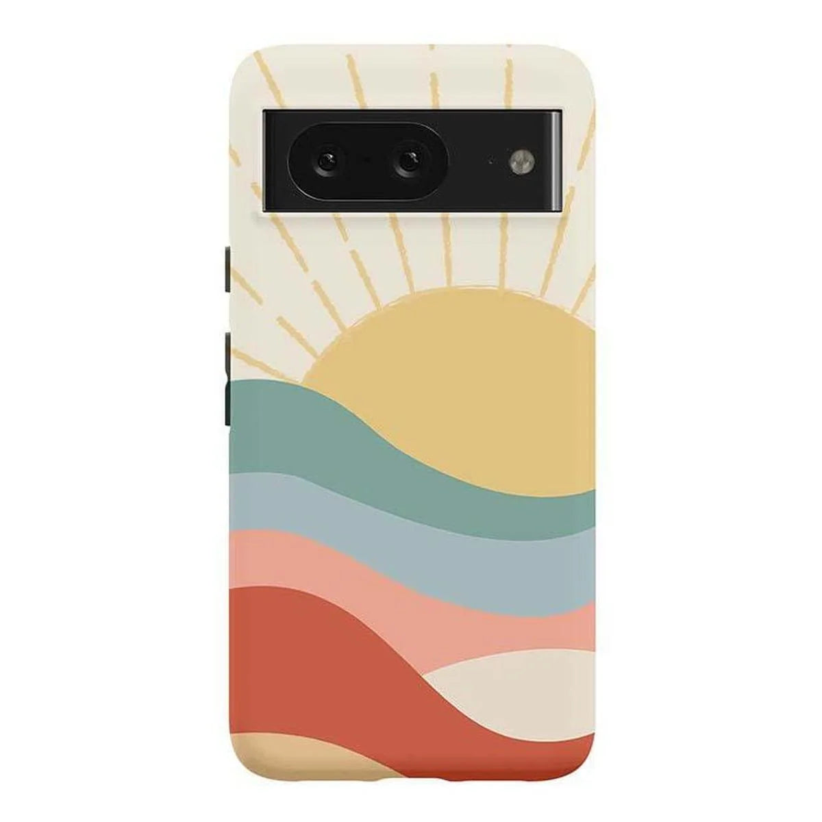 Here Comes the Sun | Colorblock Sunset Google Pixel Case