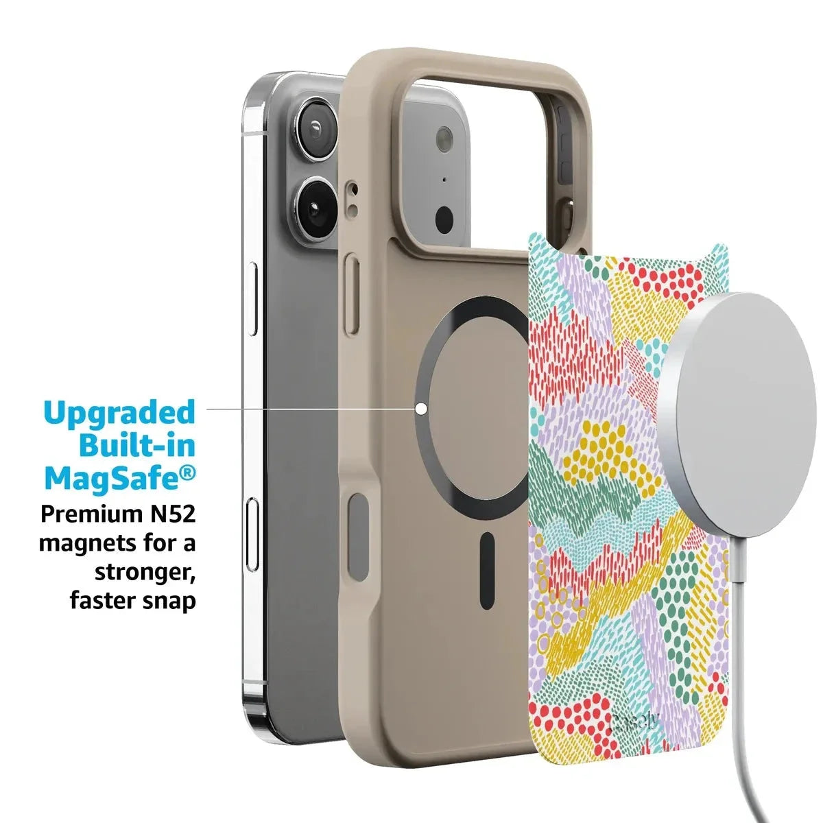 Color Me Happy | Pattern Colorblock Case