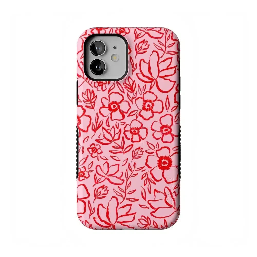 Blush Garden | Floral Doodle Case