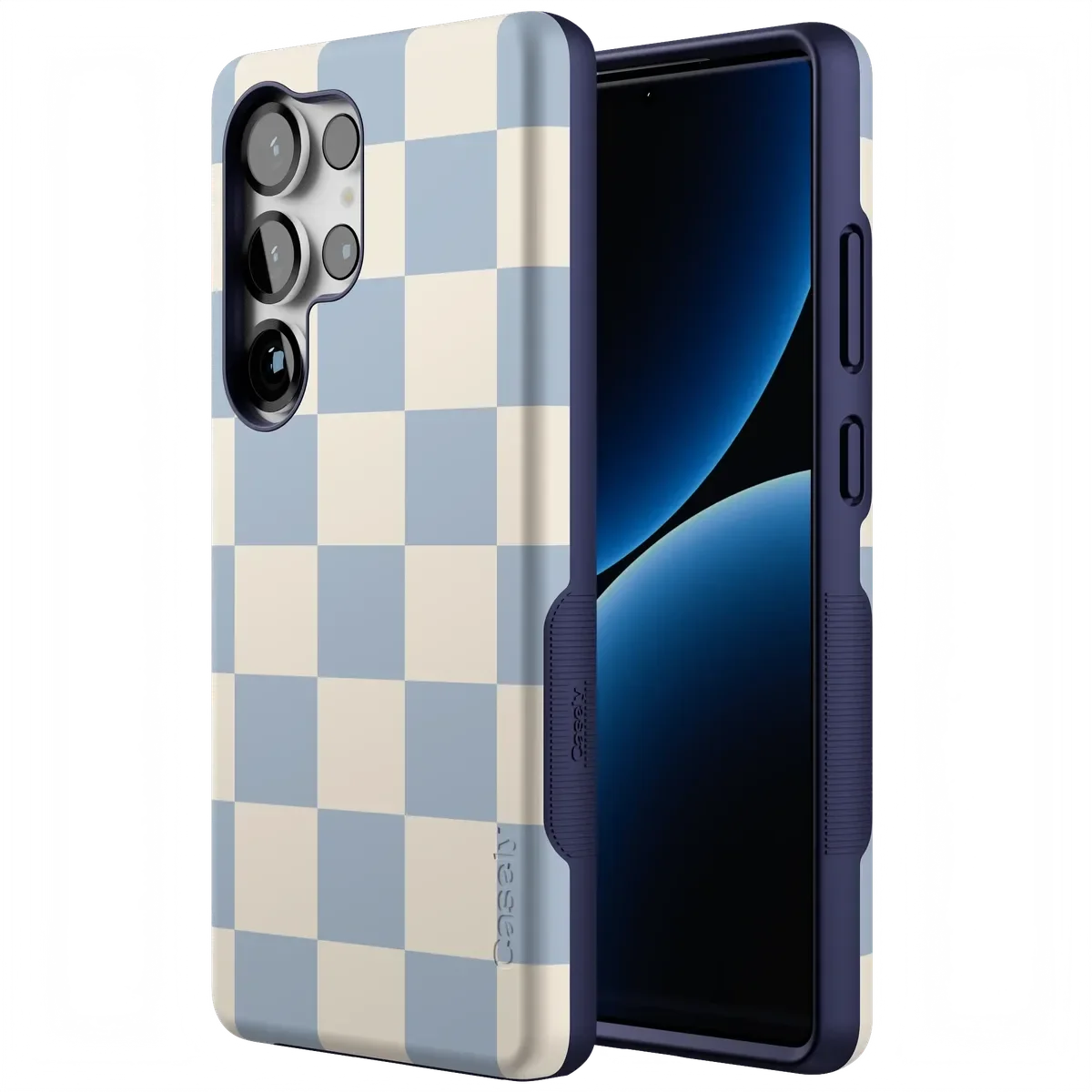 Fit Check | Light Blue Checkerboard Case