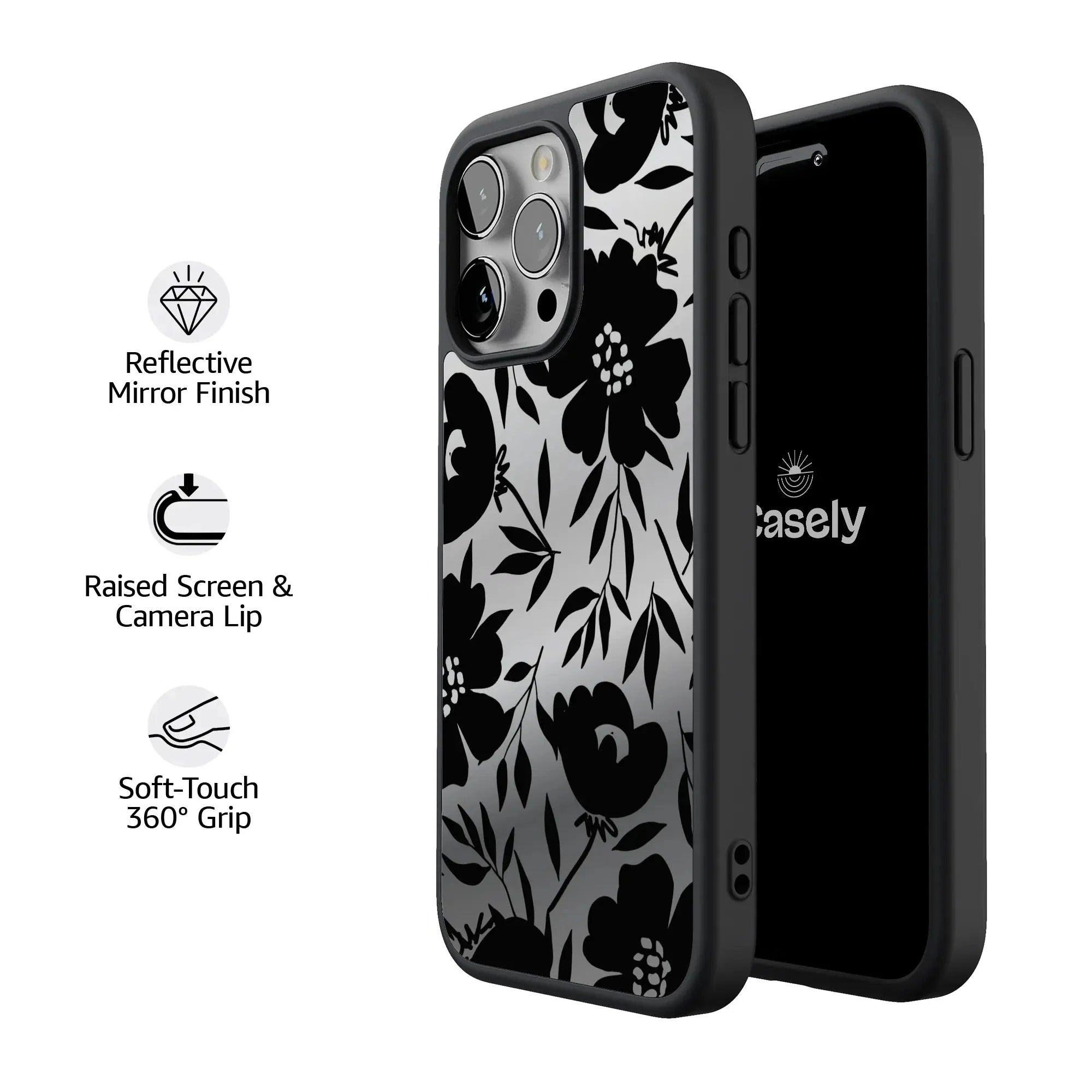 Dark Fantasy | Contrast Floral Case