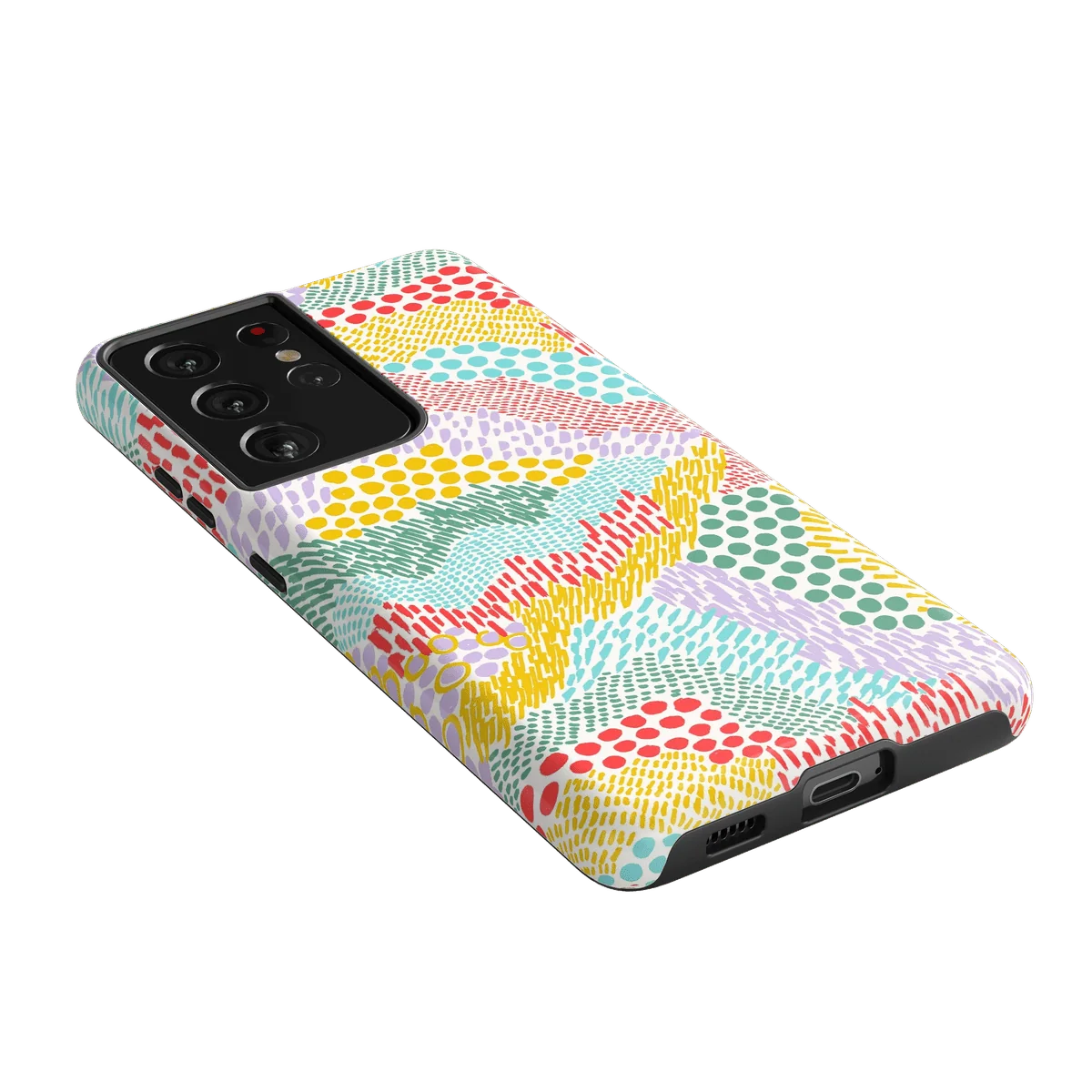 Color Me Happy | Pattern Colorblock Case