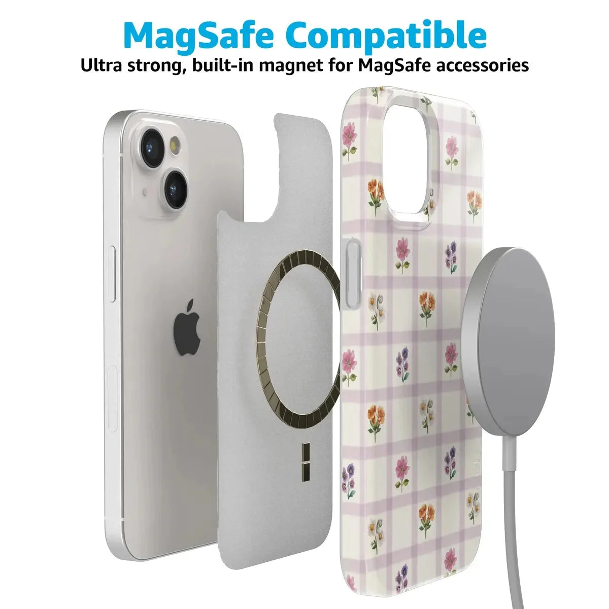 Meadow Check | Floral Gingham Case