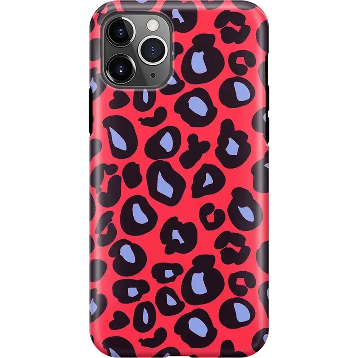 Into the Wild | Red & Blue Leopard Print Case