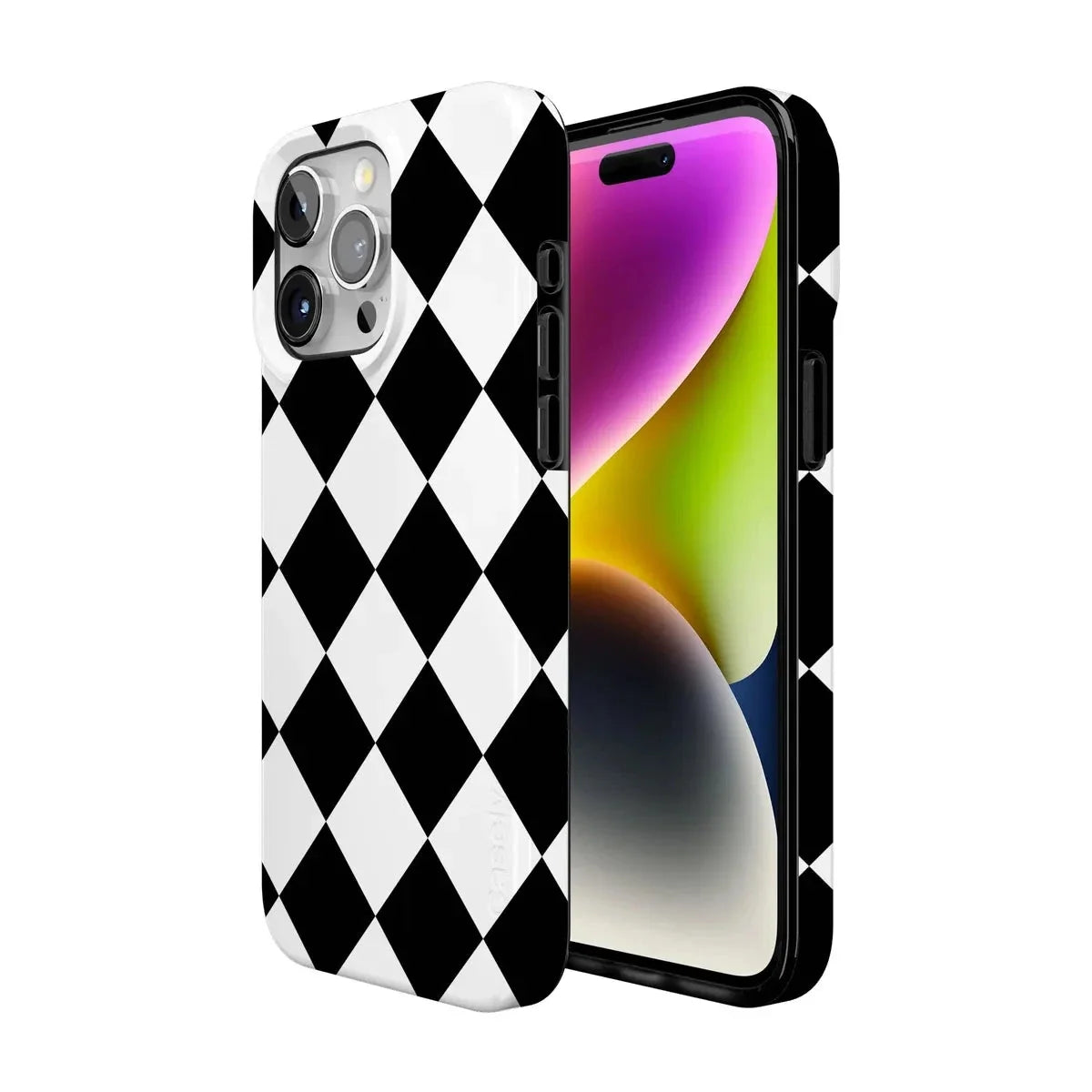 Black Checkerboard | High Contrast Design Case