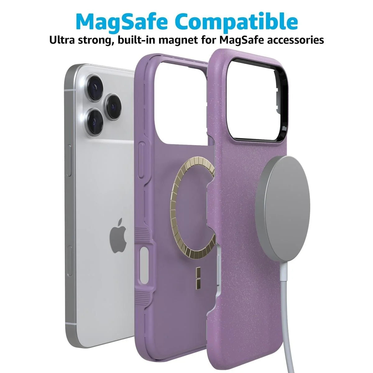 Lavender Waves | Purple Shimmer Case