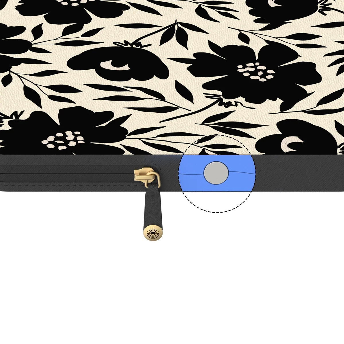 Dark Fantasy | Contrast Floral Laptop Case