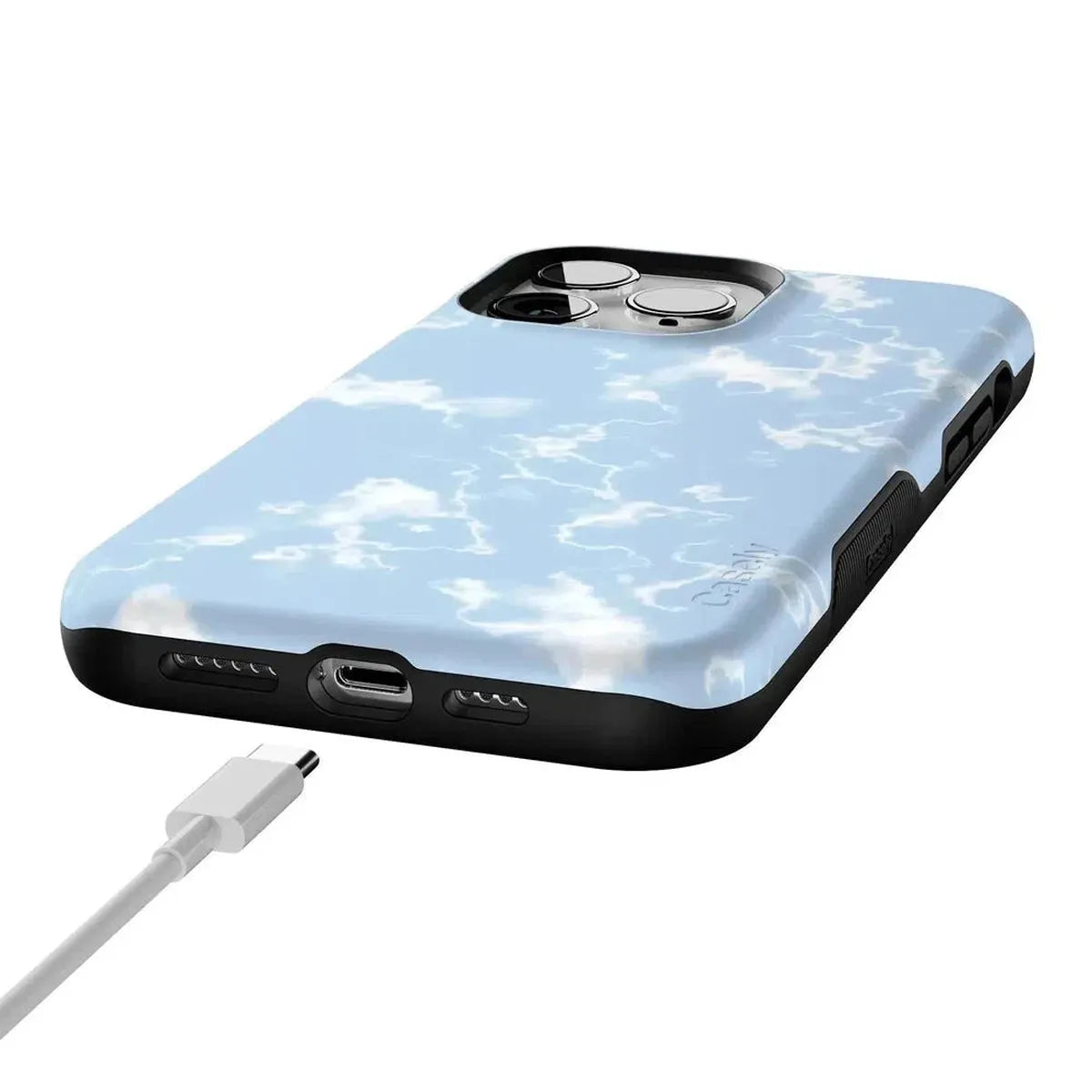 Light Blue Skies | Marble Clouds Case