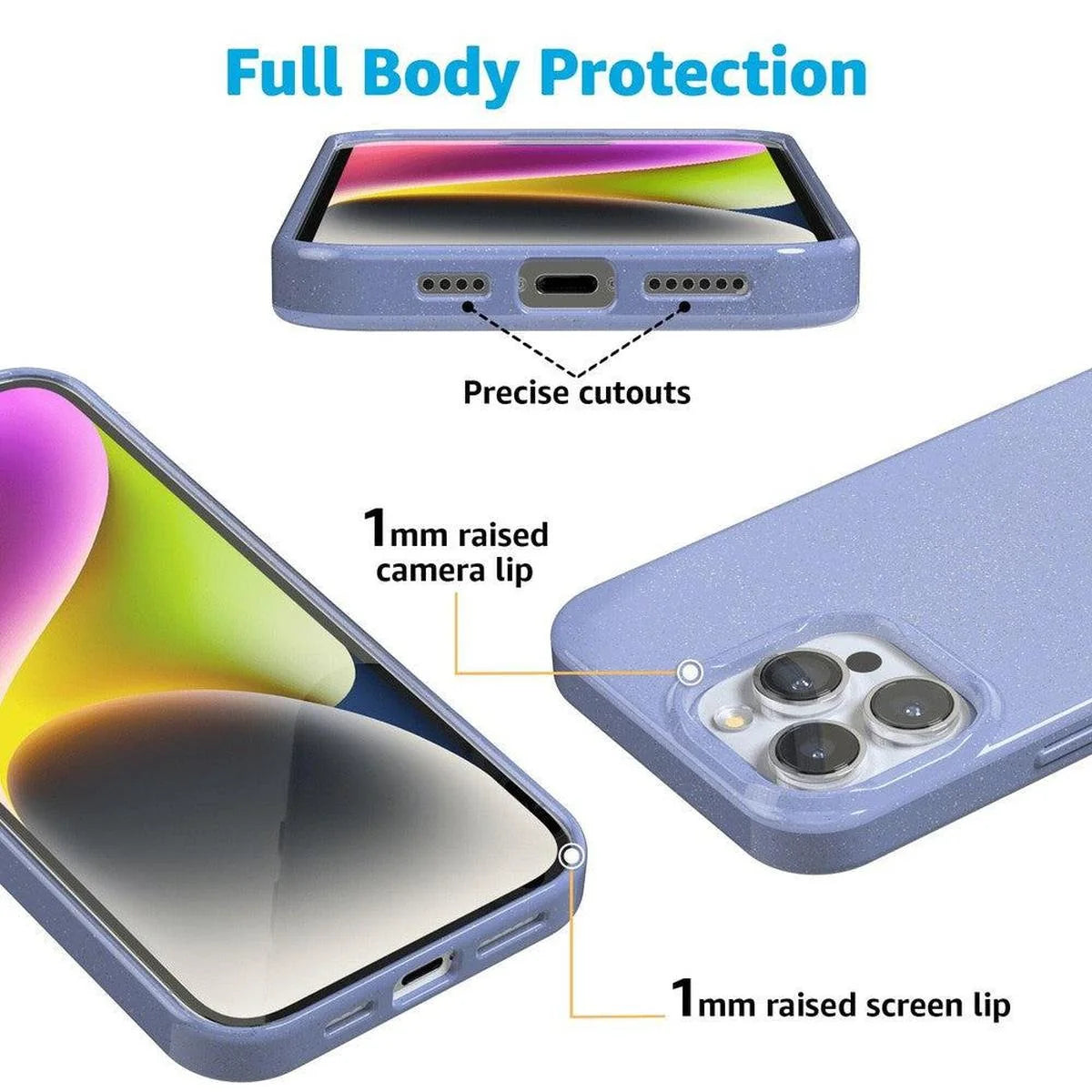First Light | Periwinkle Pastel Shimmer Case