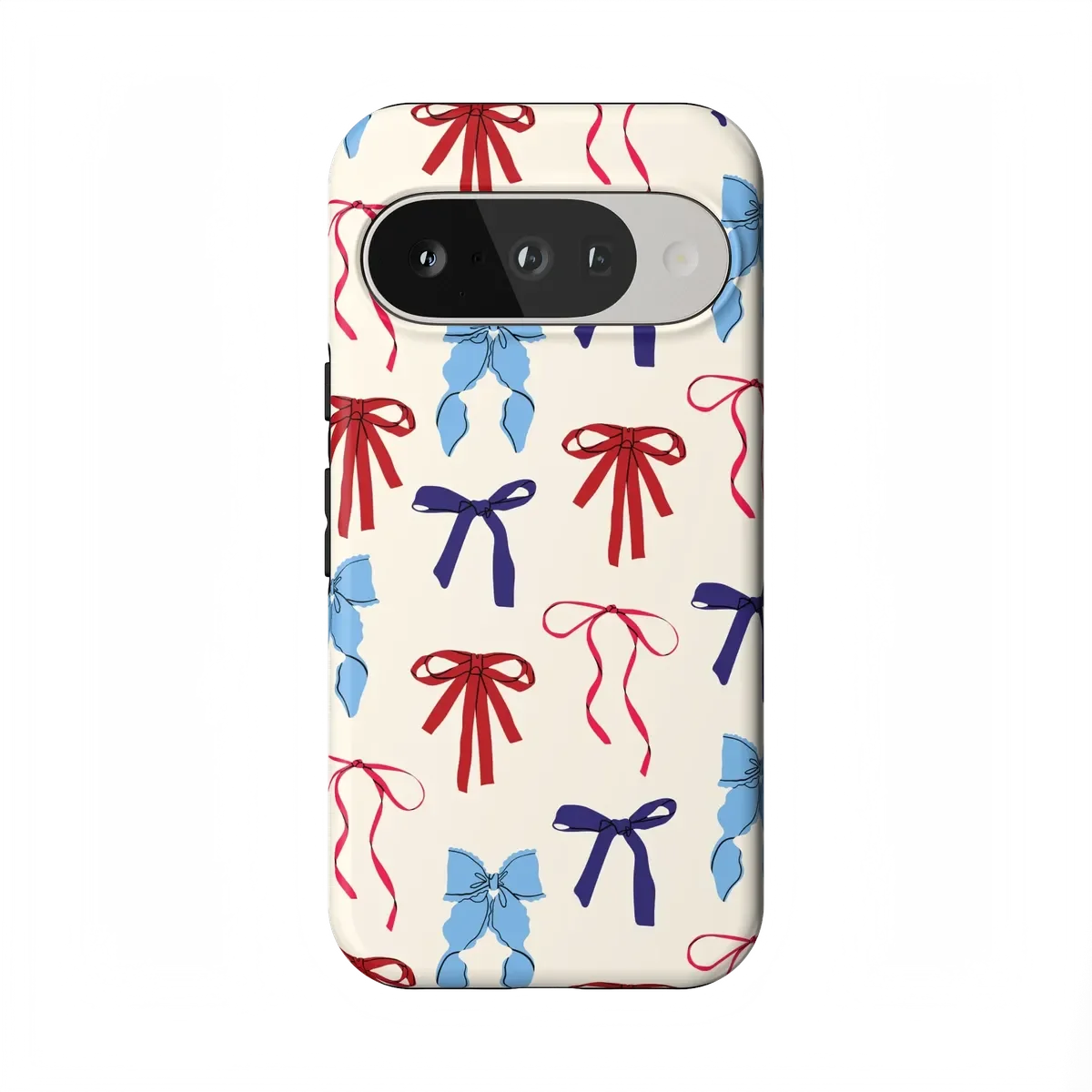 American Girlie | Red White & Blue Bows Case