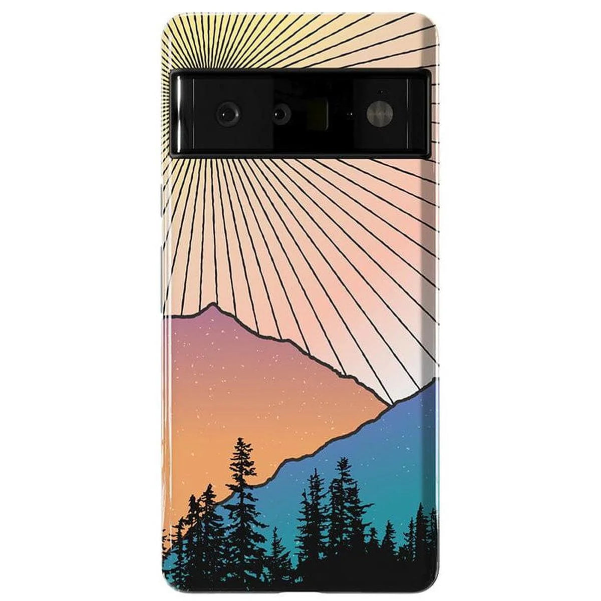 Golden Hour | Mountain Sunset Google Pixel Case