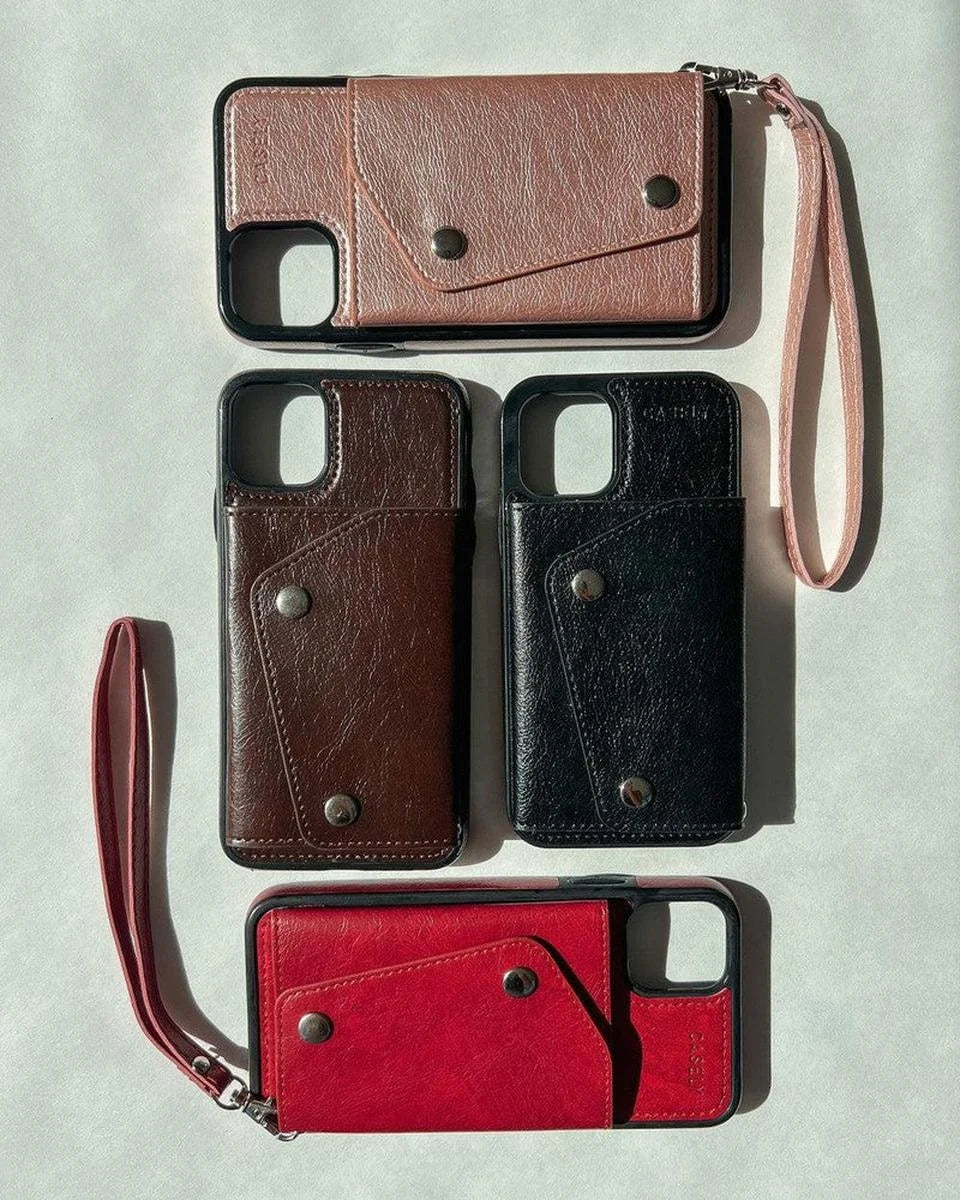 Brown Vegan Leather | Wallet Case
