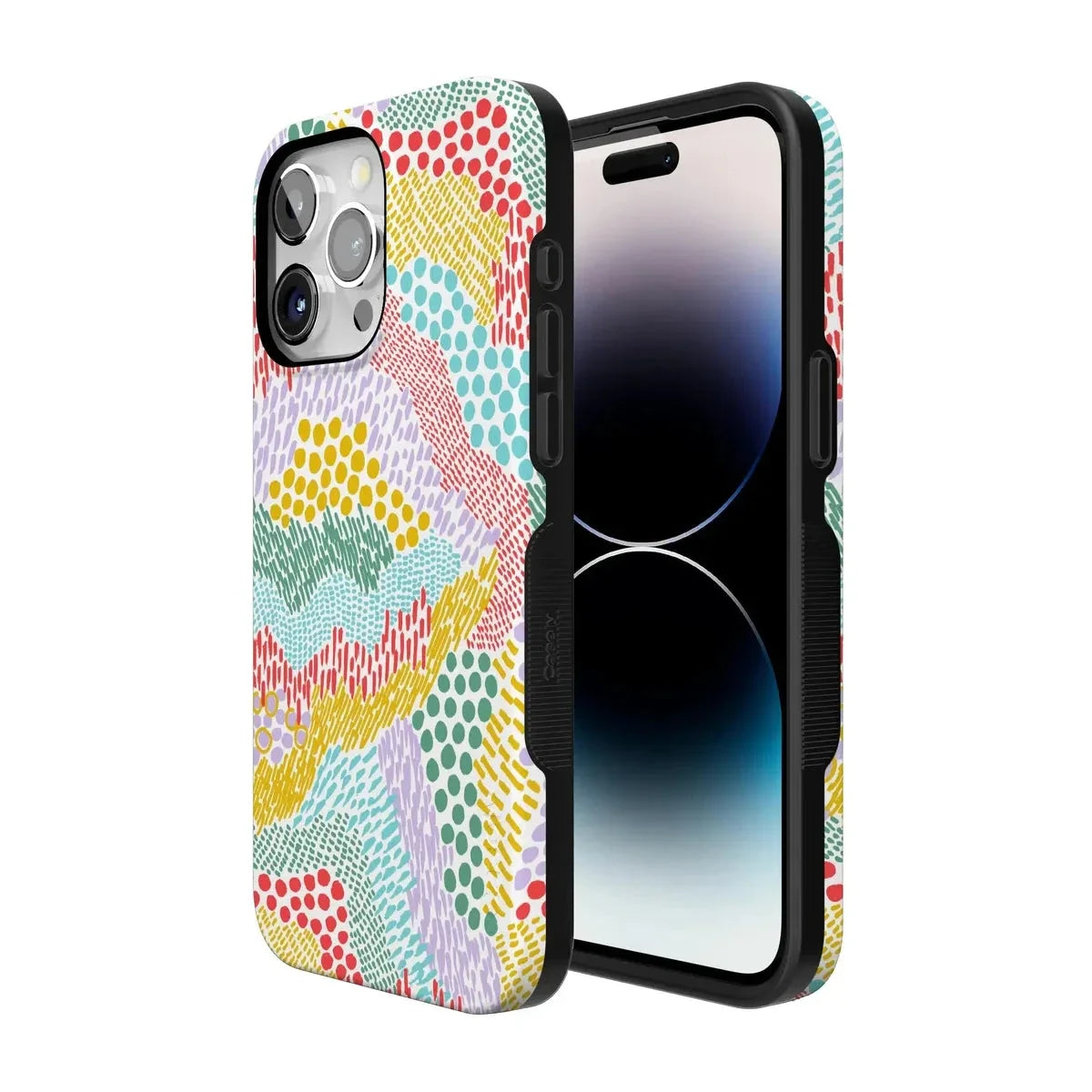 Color Me Happy | Pattern Colorblock Case