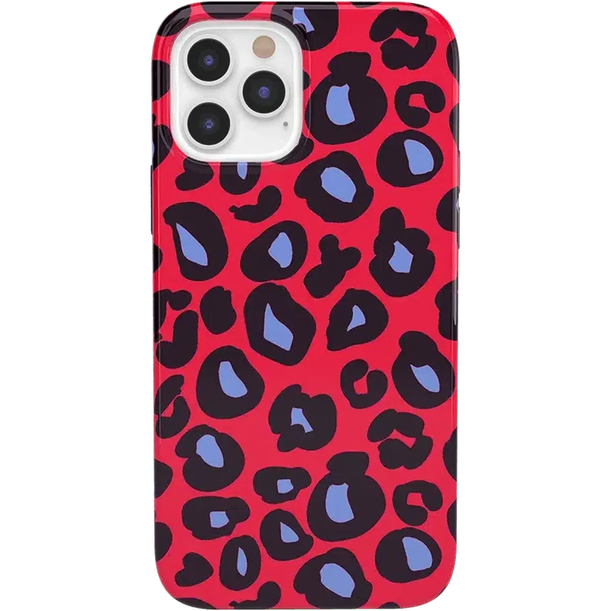 Into the Wild | Red & Blue Leopard Print Case
