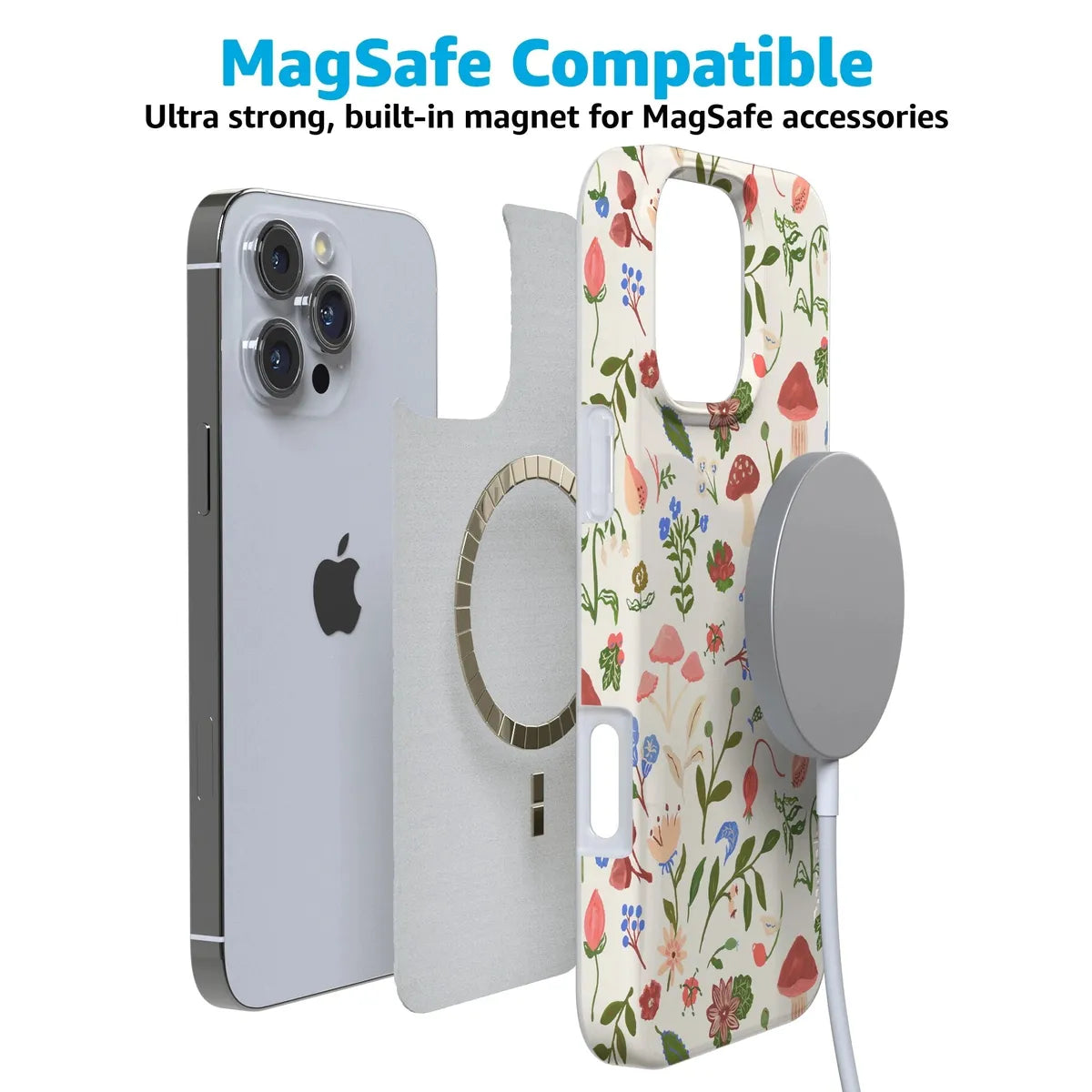 Garden Party | Mushroom Floral Case