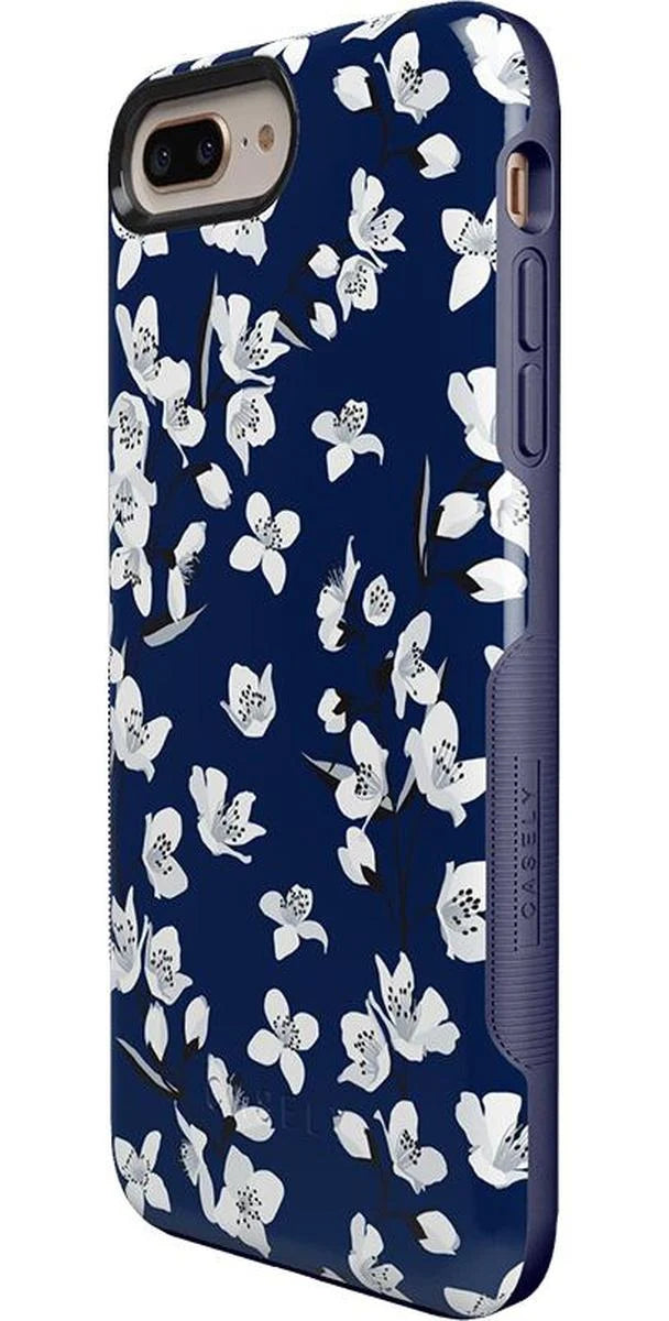 Floral Forest | Navy Cherry Blossom Floral Case