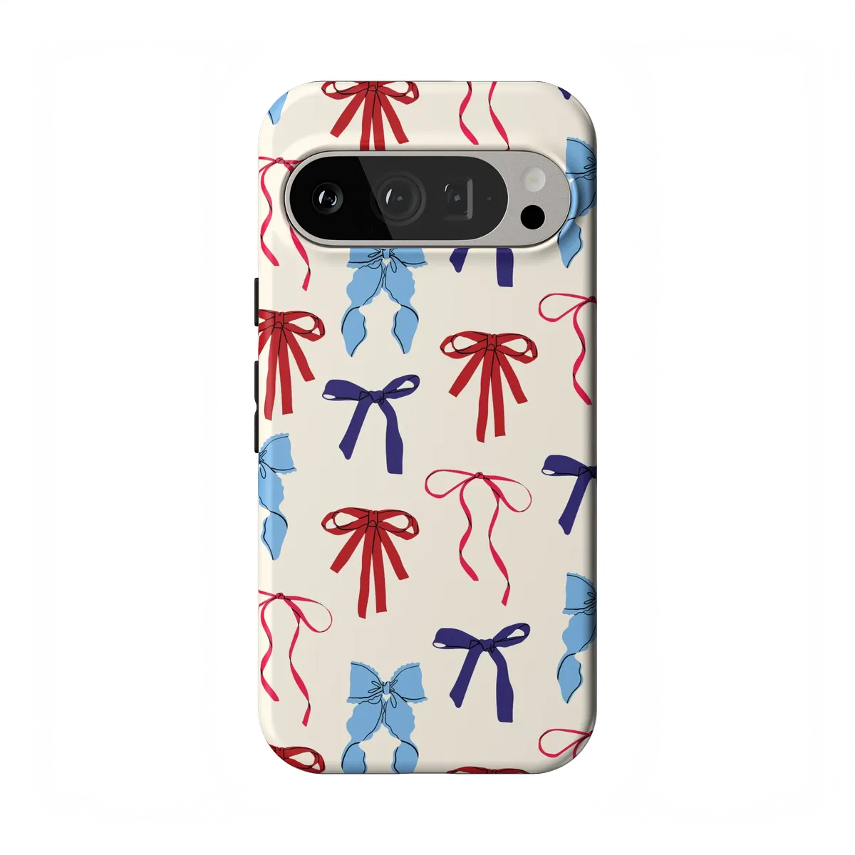 American Girlie | Red White & Blue Bows Case