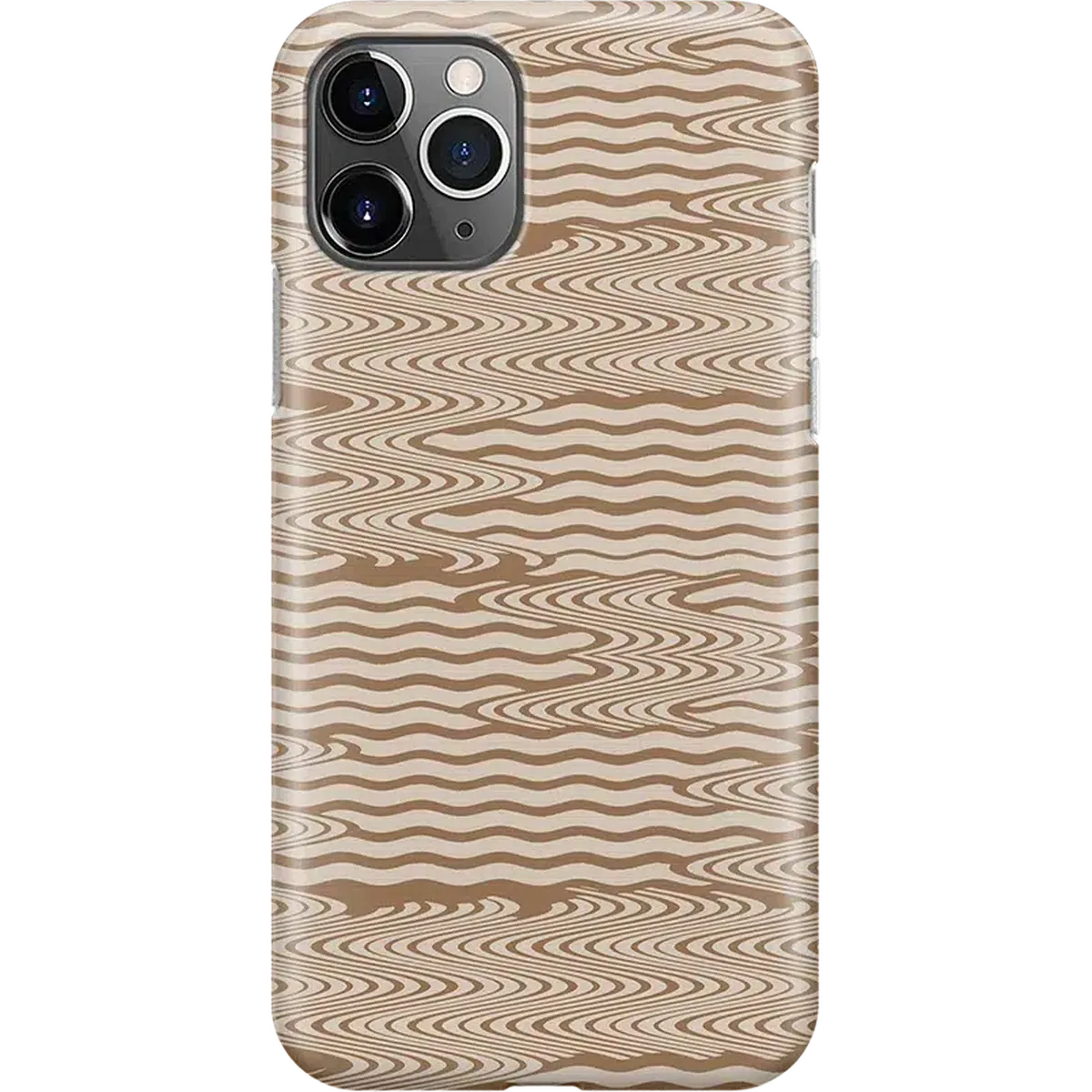 Mocha Ripple | Brown Waves Case