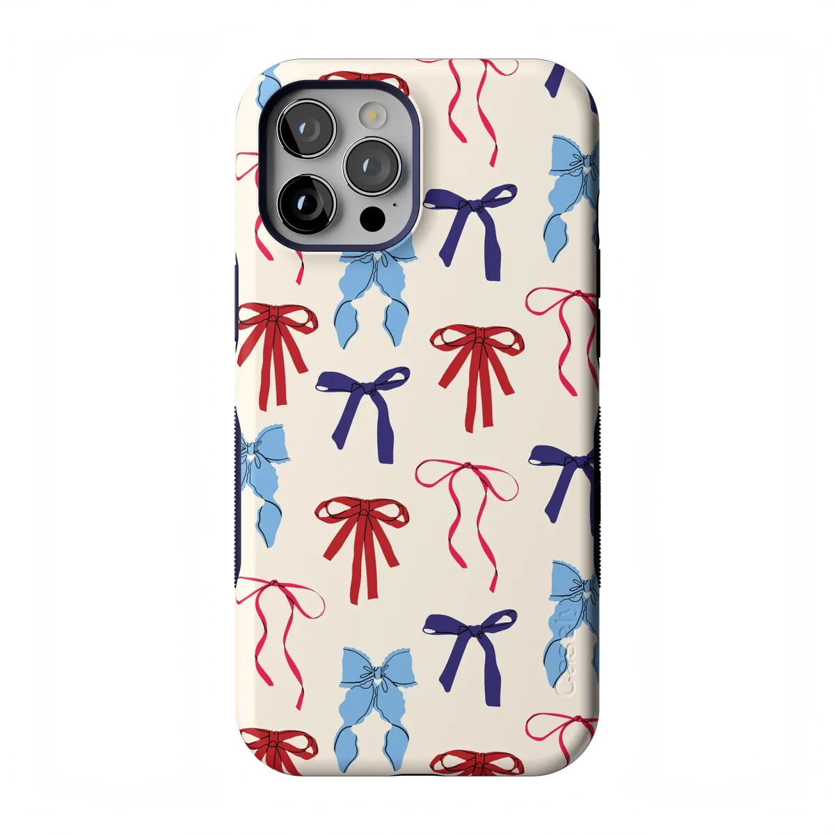 American Girlie | Red White & Blue Bows Case