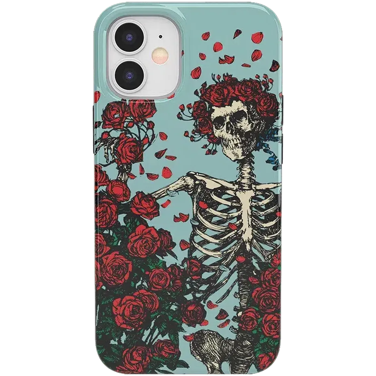 Forever Grateful | Grateful Dead Skeleton Floral Case