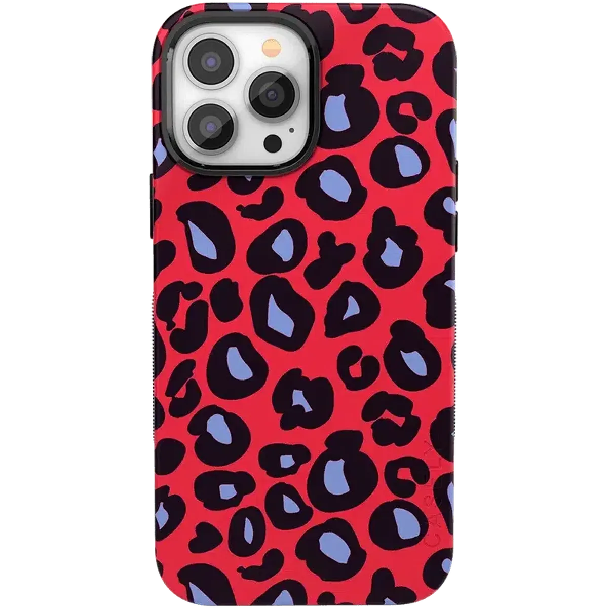 Into the Wild | Red & Blue Leopard Print Case