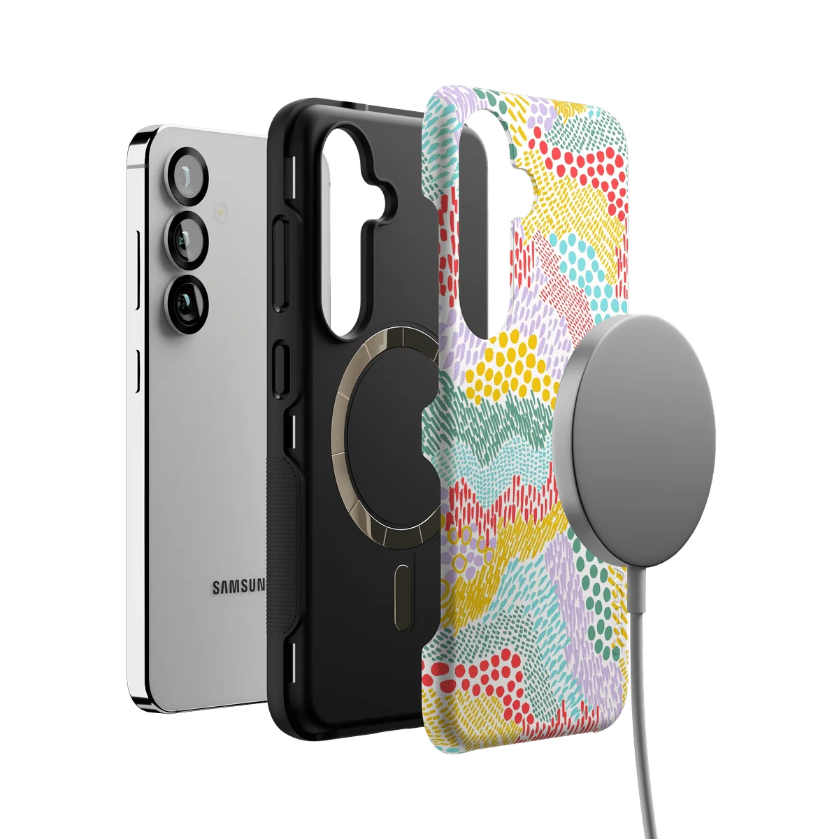Color Me Happy | Pattern Colorblock Case