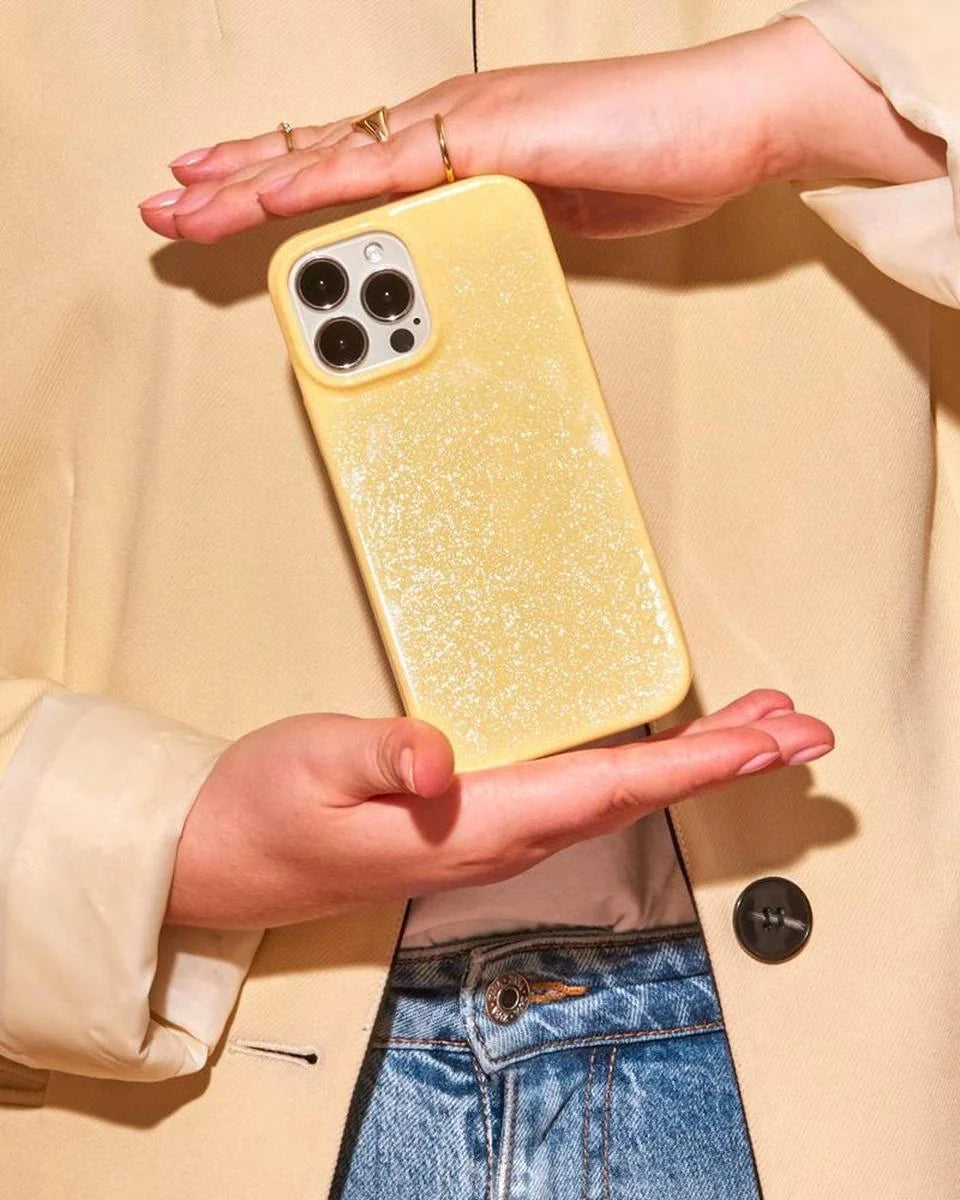 Early Riser | Yellow Pastel Shimmer Case