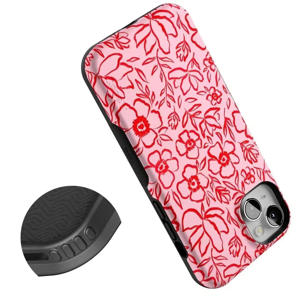 Blush Garden | Floral Doodle Case