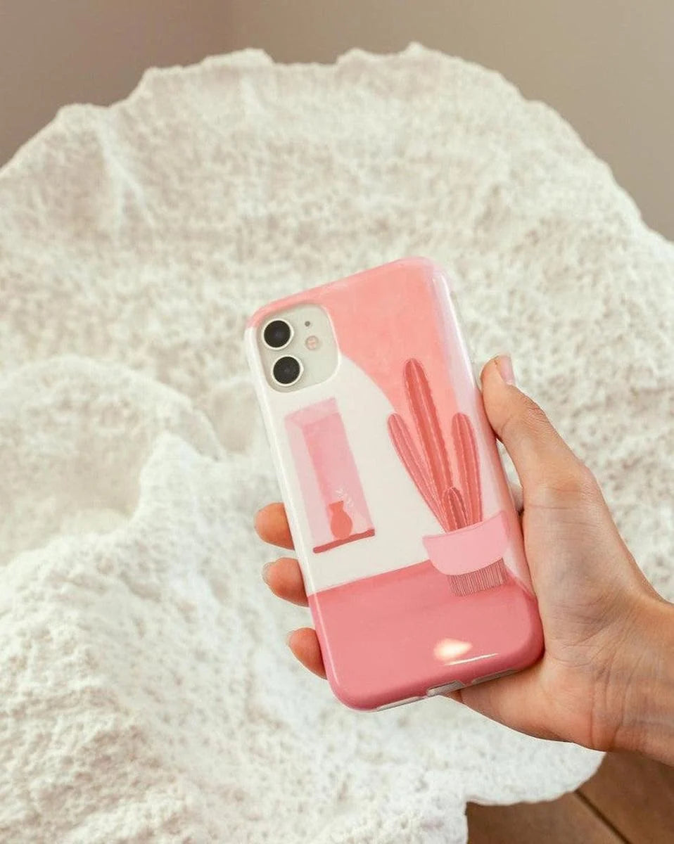 Desert Daze | Peachy Cactus Case