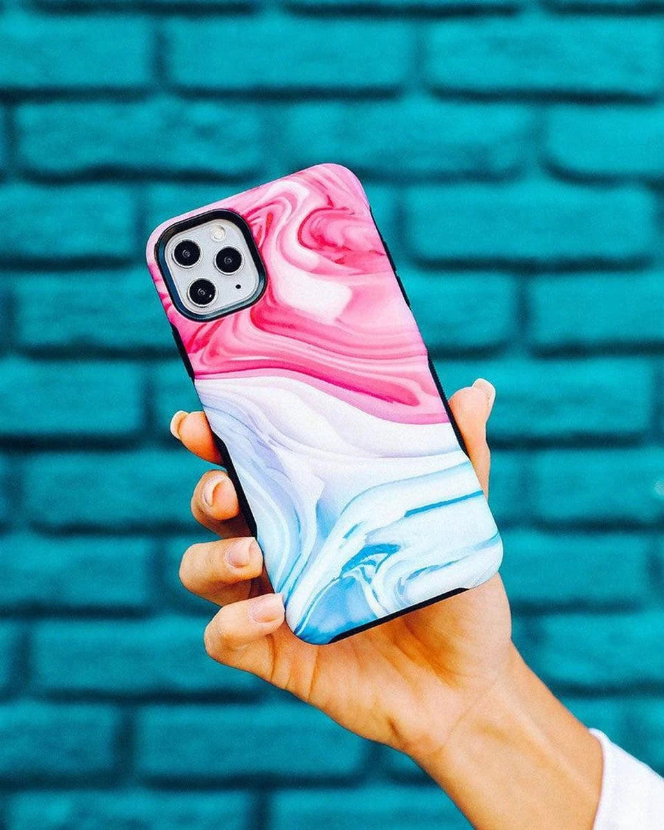 Land & Sea | Marble Swirl iPhone Case