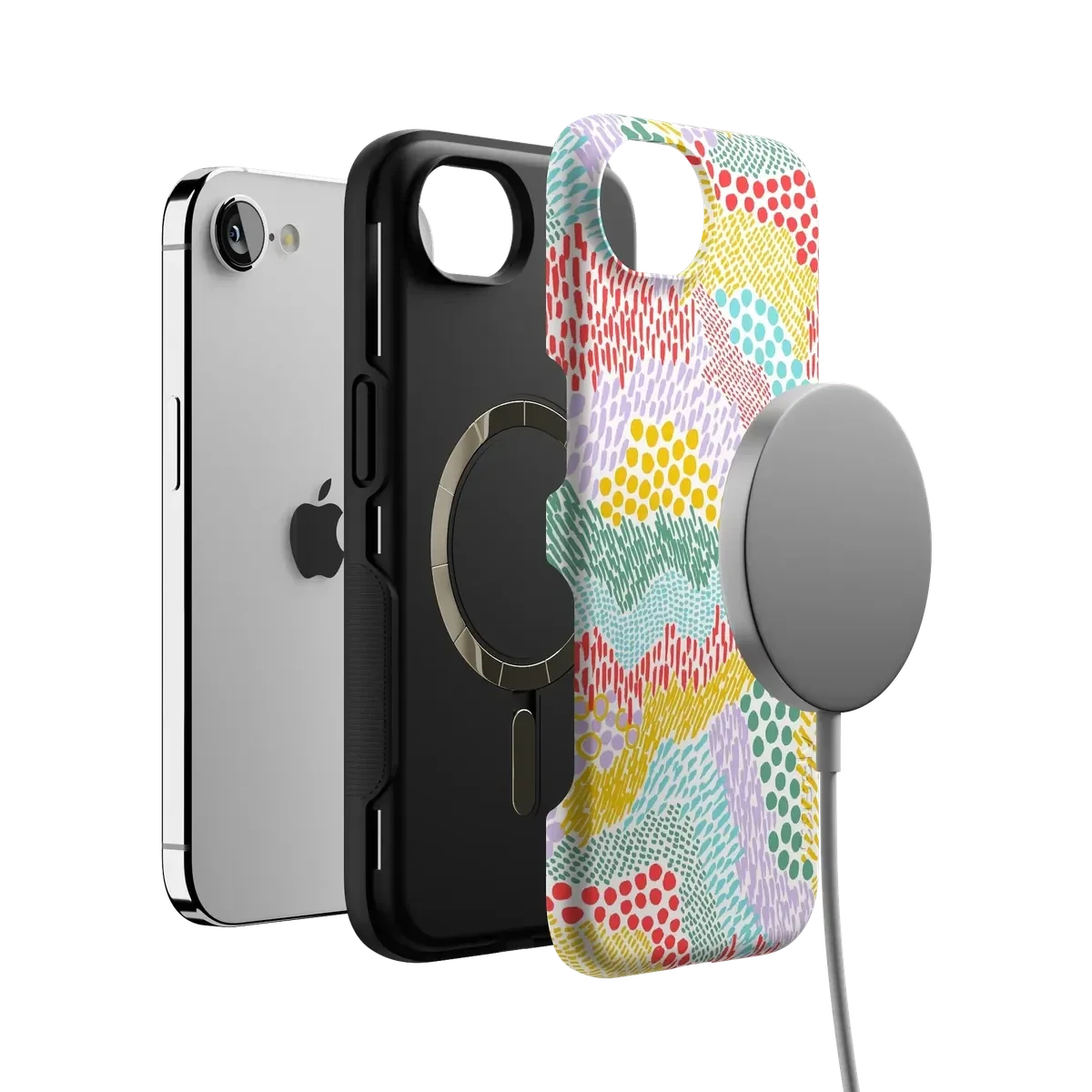 Color Me Happy | Pattern Colorblock Case
