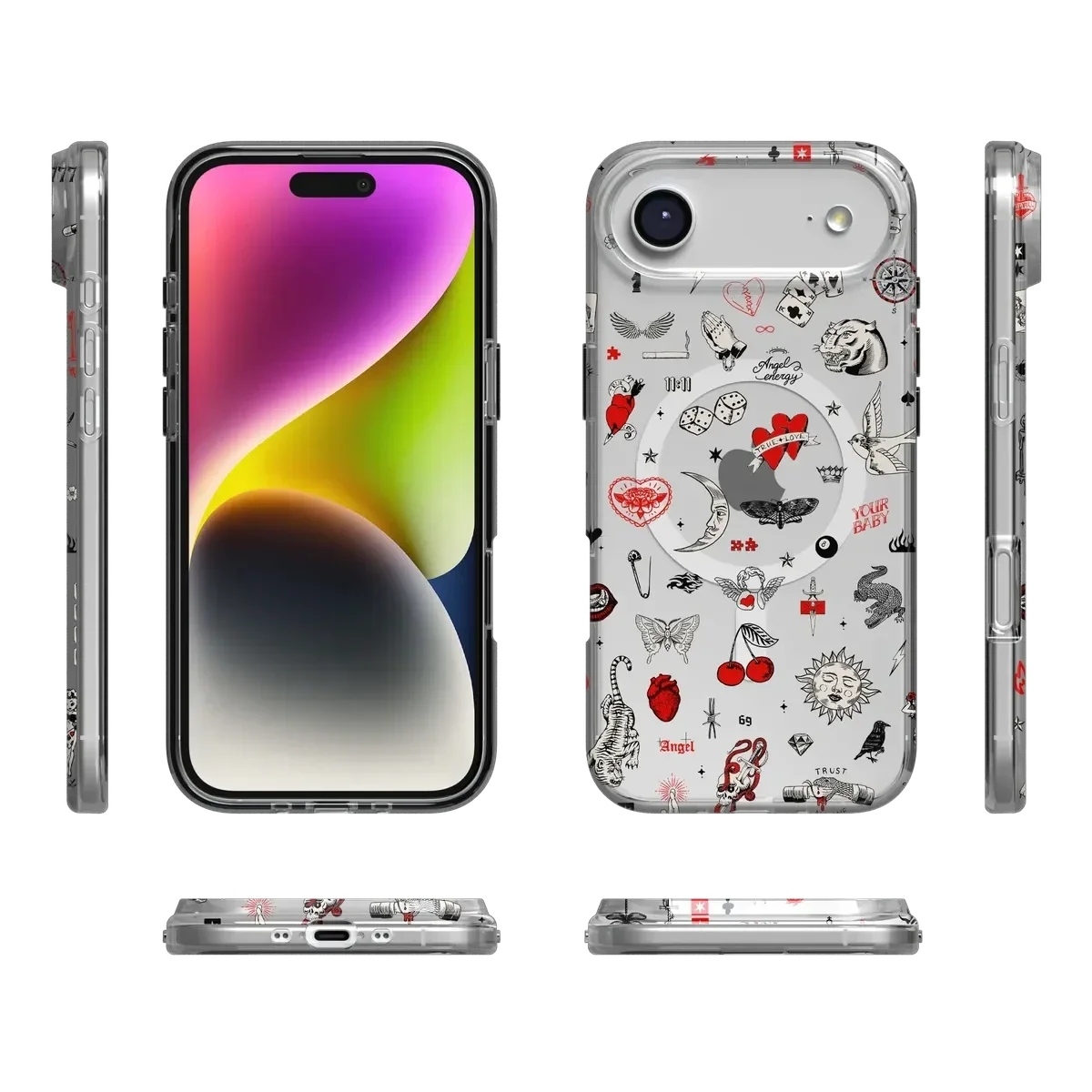 Not a Phase | Clear Flash Tattoo Case
