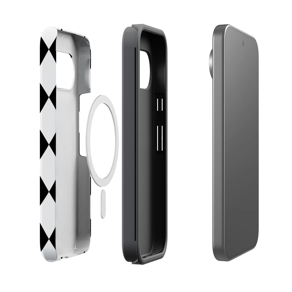 Black Checkerboard | High Contrast Design Case