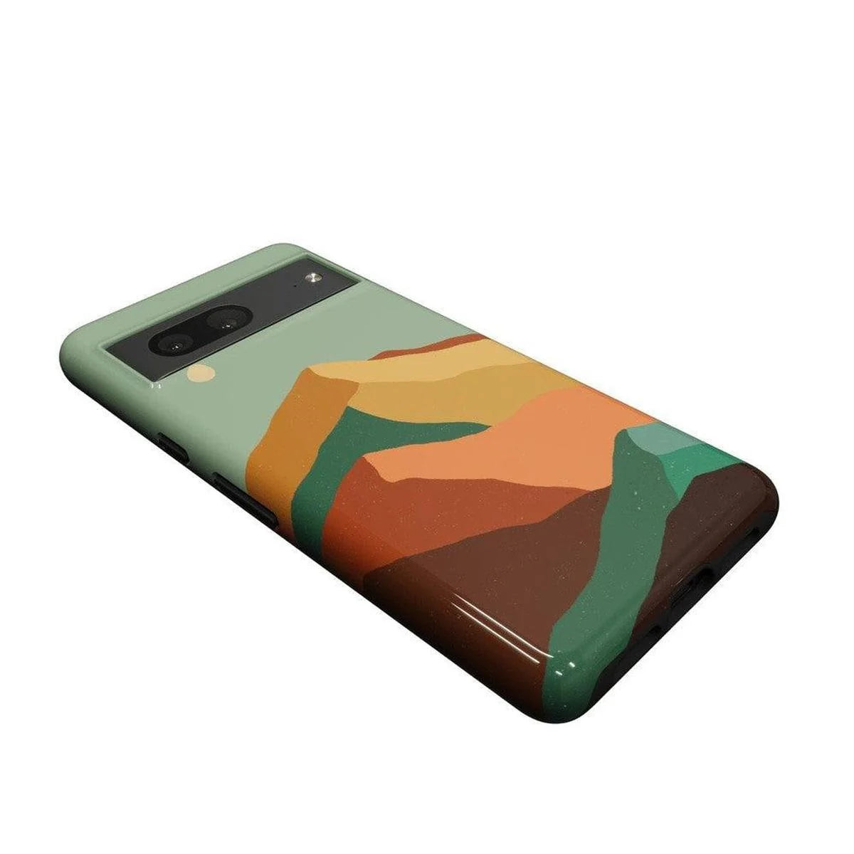 Endless Peaks | Colorblock Mountain Google Pixel Case