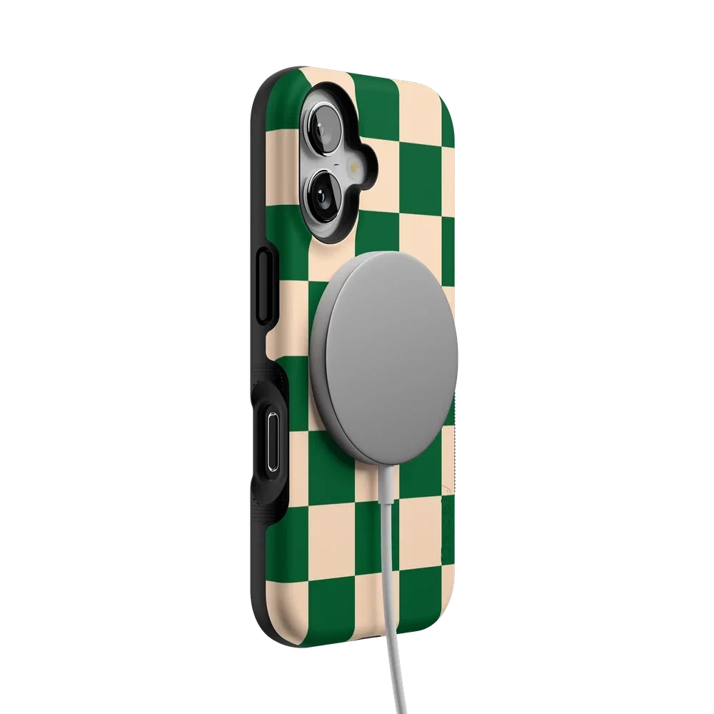 Fit Check | Green Checkerboard Case