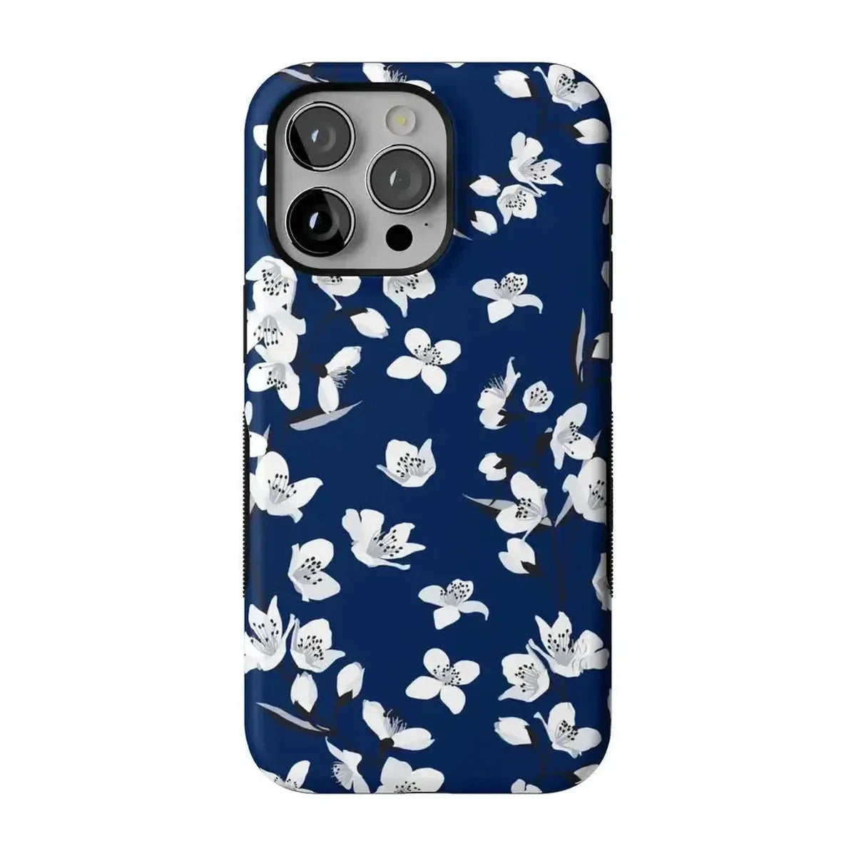 Floral Forest | Navy Cherry Blossom Floral Case