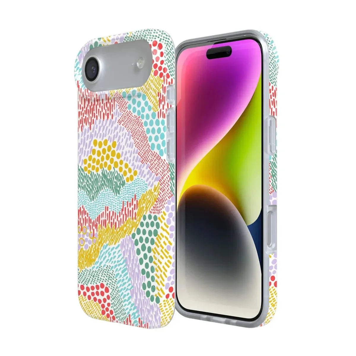 Color Me Happy | Pattern Colorblock Case