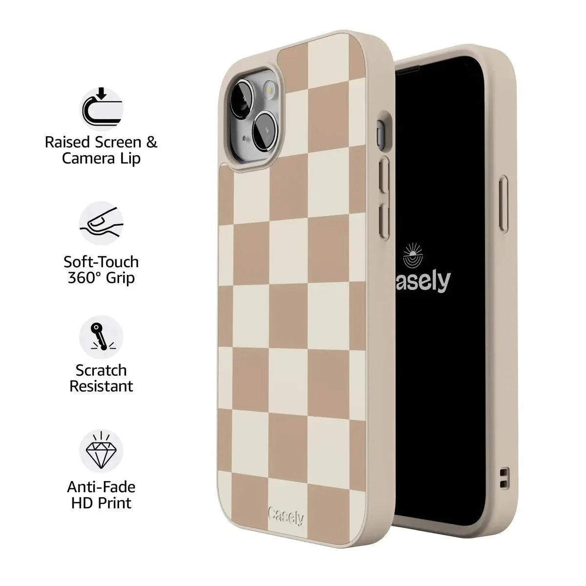 Fit Check | Neutral Checkerboard Case