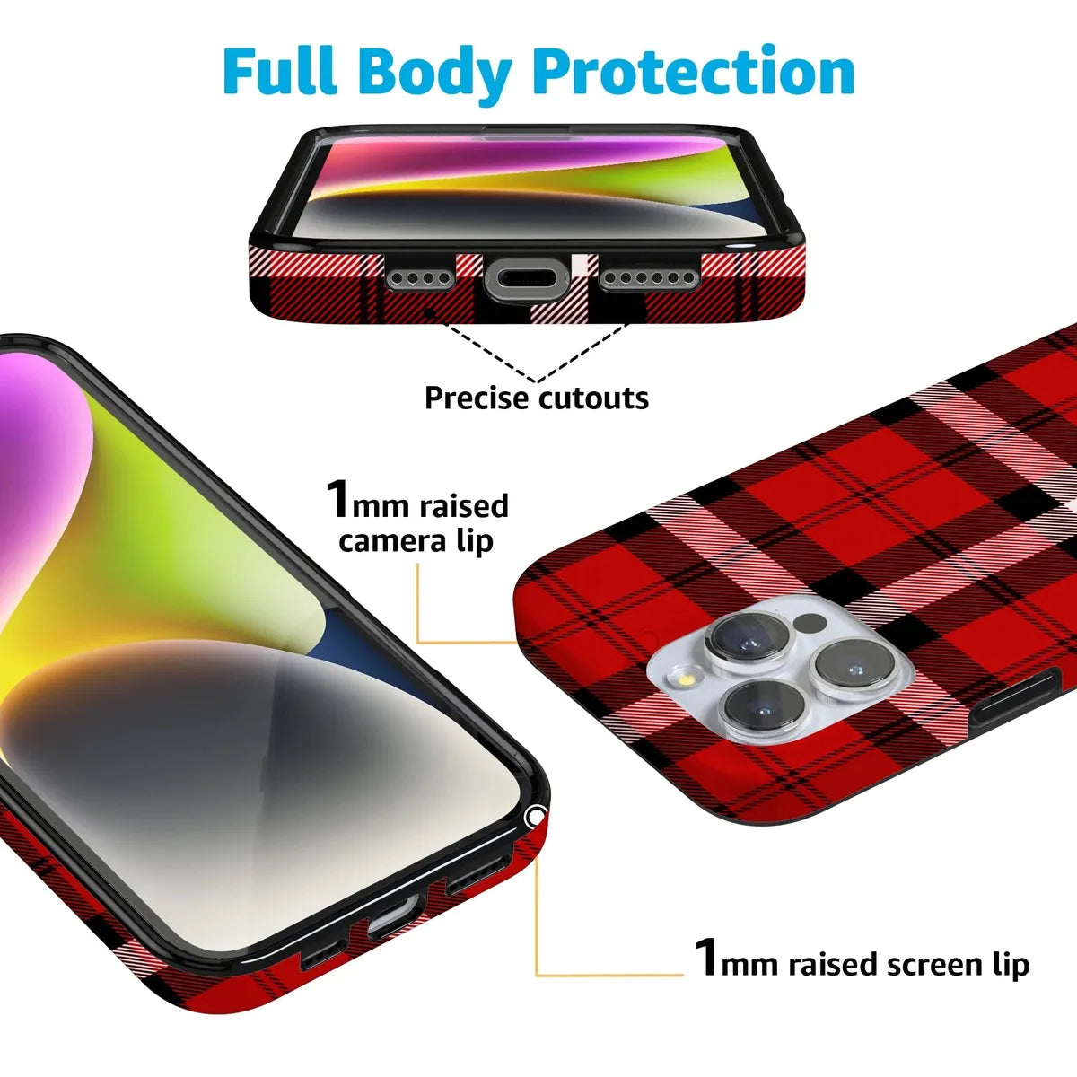 As if! | Red Plaid Case