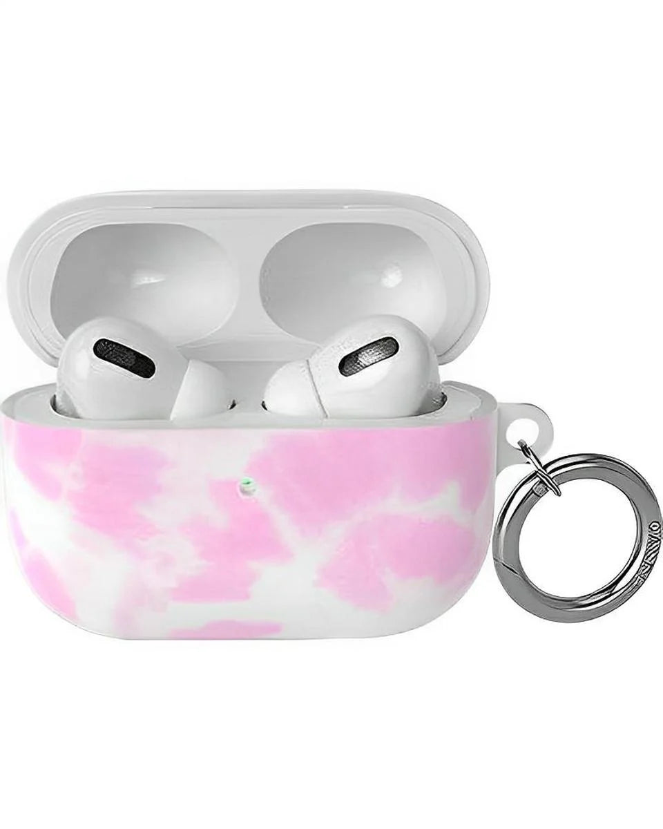 Down for Whatever | Light Pink Tie Dye AirPods Case