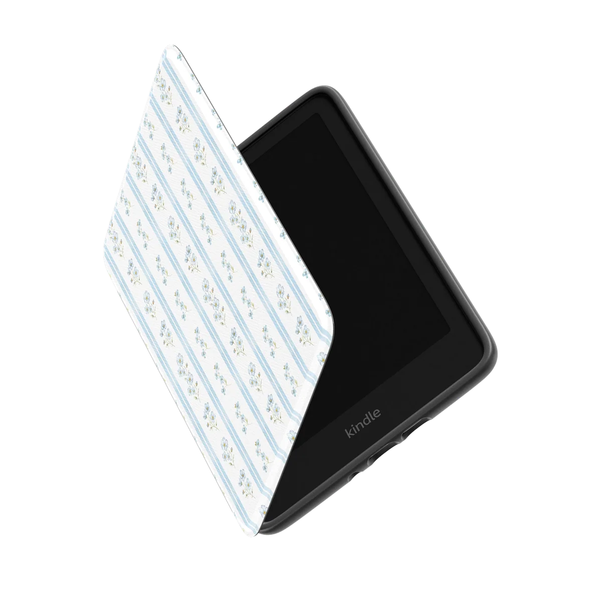 Cottage Stripe | Blue Floral Kindle Case