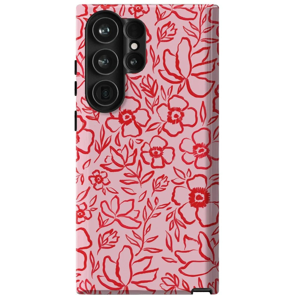 Blush Garden | Floral Doodle Case